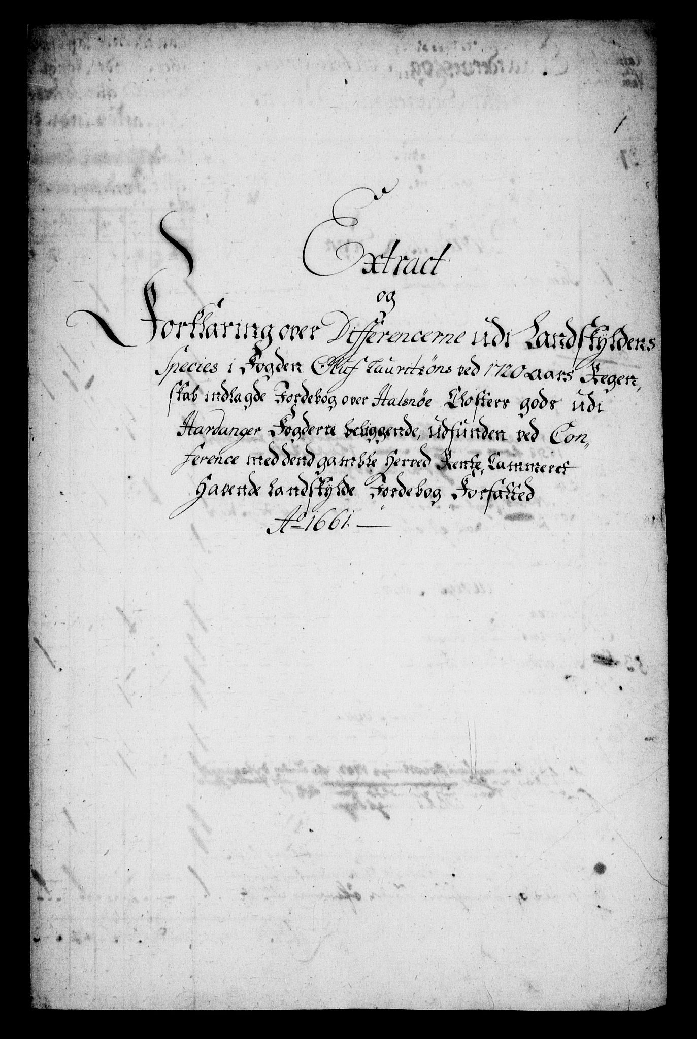 Rentekammeret inntil 1814, Realistisk ordnet avdeling, RA/EA-4070/On/L0005: [Jj 6]: Forskjellige dokumenter om Halsnøy klosters gods, 1697-1770, s. 385