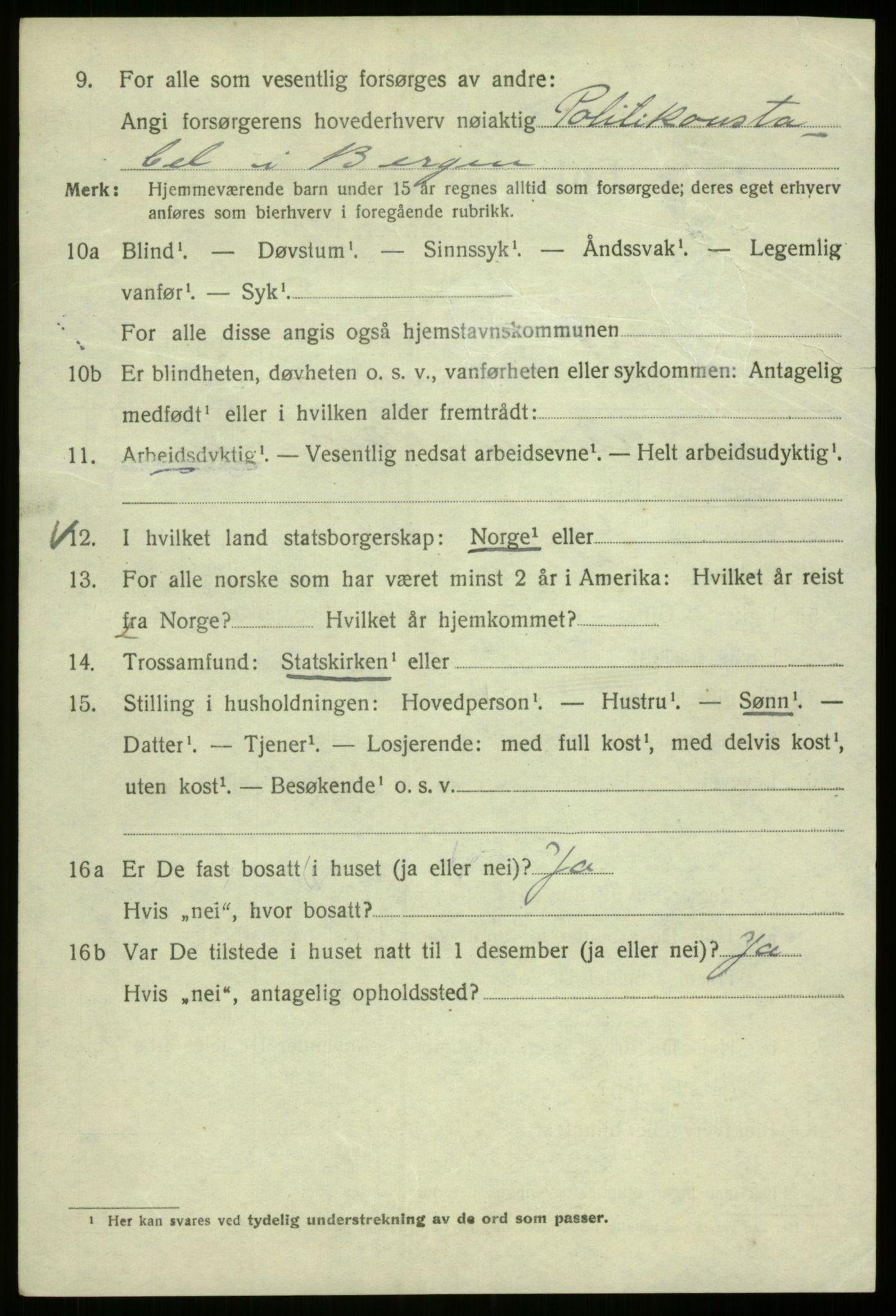 SAB, Folketelling 1920 for 1301 Bergen kjøpstad, 1920, s. 118422