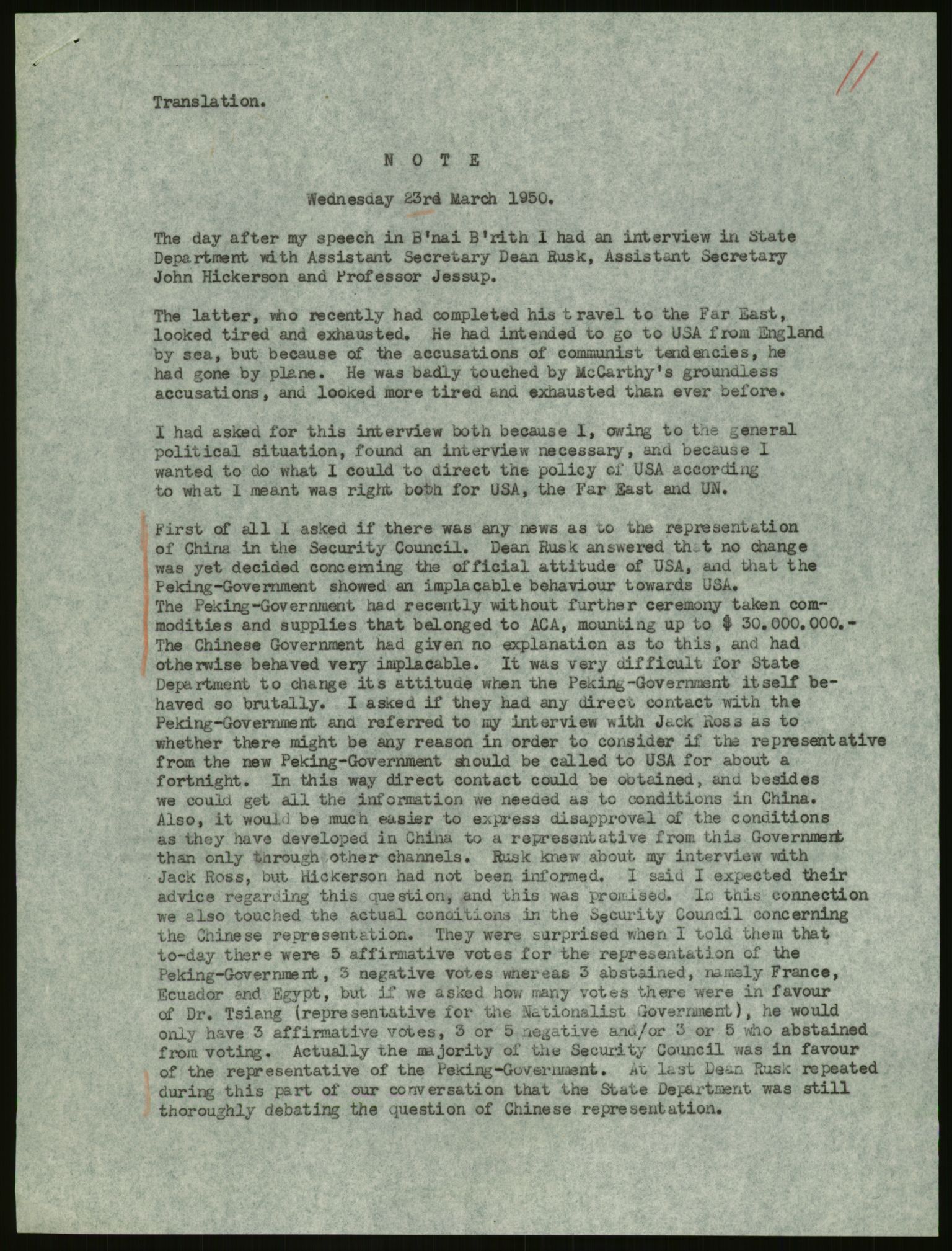 Lie, Trygve, AV/RA-PA-1407/D/L0029: Dokumenter vedr. Kina, 1948-1950, s. 365