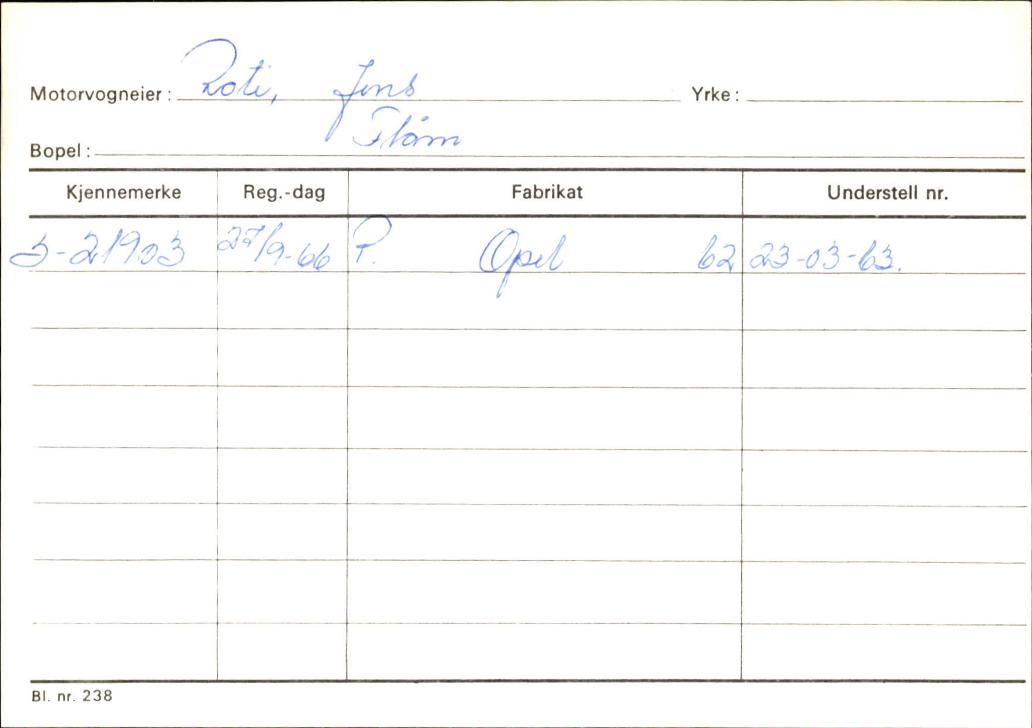 Statens vegvesen, Sogn og Fjordane vegkontor, AV/SAB-A-5301/4/F/L0125: Eigarregister Sogndal V-Å. Aurland A-Å. Fjaler A-N, 1945-1975, s. 960