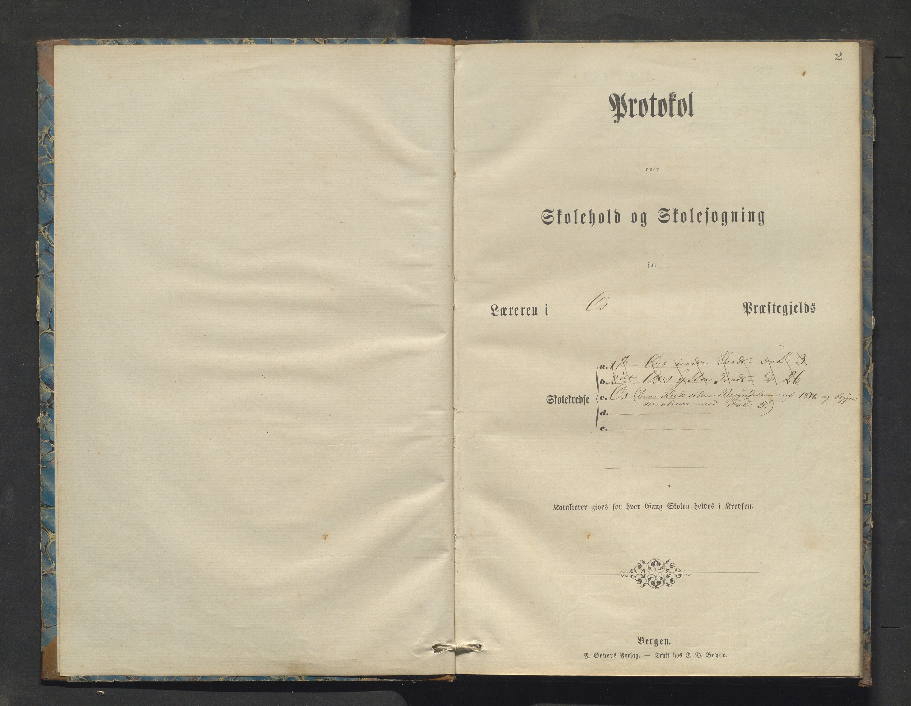 Os kommune. Barneskulane, IKAH/1243-231/F/Fd/L0003: Skuleprotokoll for Lyssand, Borgerbygden, Os og Mobergbygden krisnar, 1875-1884