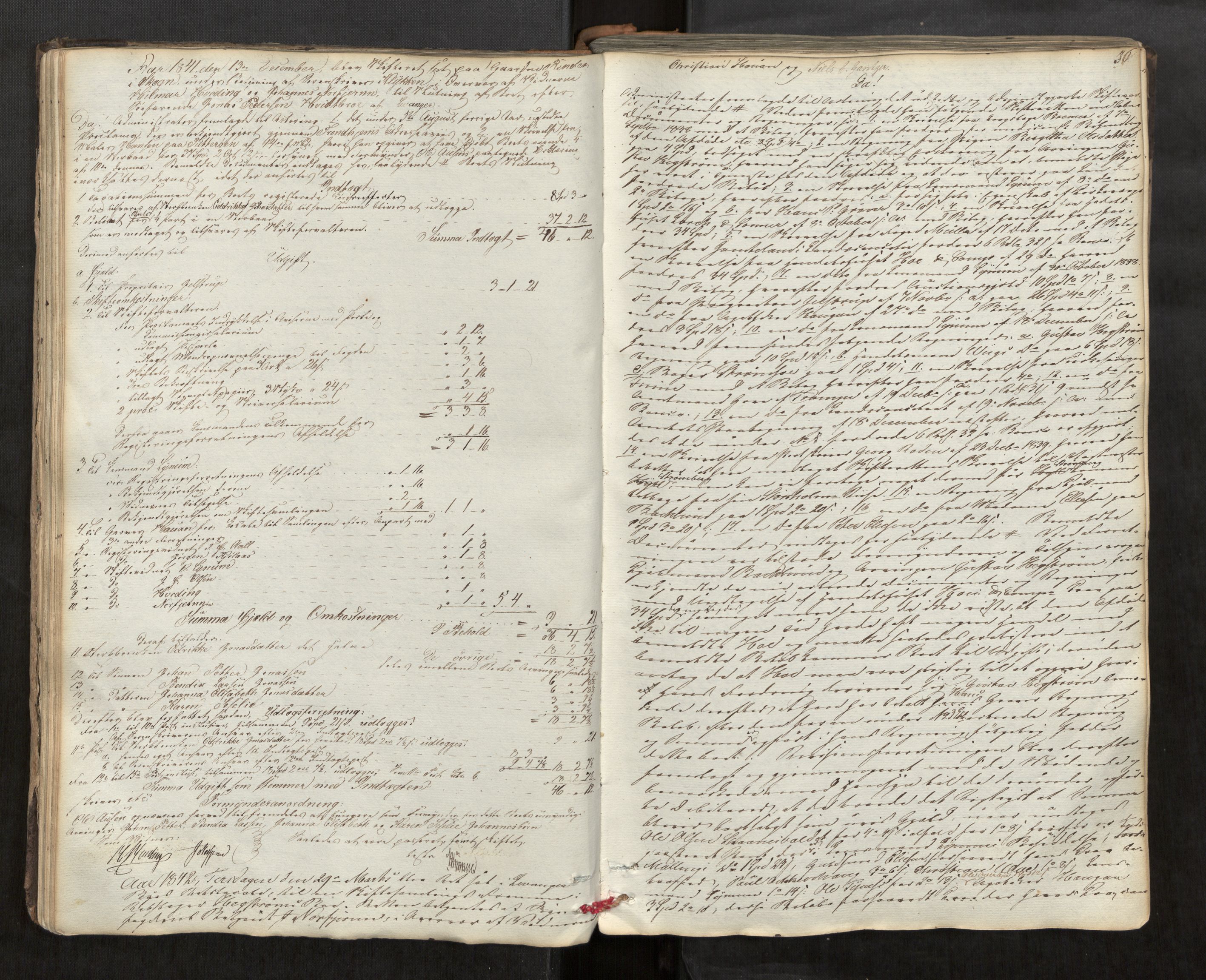 Stjør- og Verdal sorenskriveri, AV/SAT-A-4167/1/3/3A/L0060: Skifteprotokoll for Levanger, 1839-1871, s. 36