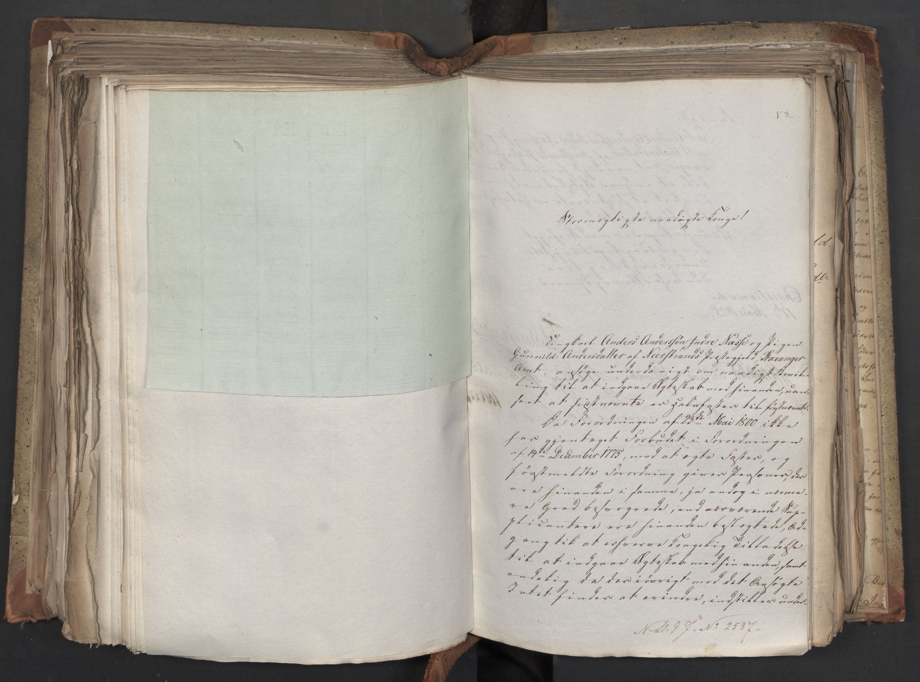 Statsrådsavdelingen i Stockholm, AV/RA-S-1003/D/Da/L0042: Regjeringsinnstillinger nr. 2467-2705, 1825, s. 360