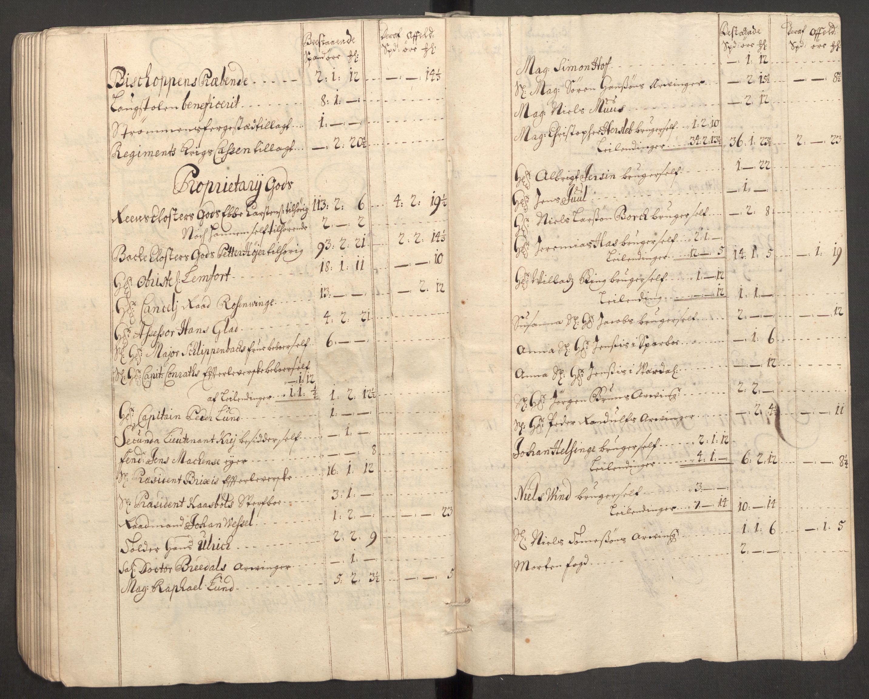 Rentekammeret inntil 1814, Reviderte regnskaper, Fogderegnskap, AV/RA-EA-4092/R63/L4315: Fogderegnskap Inderøy, 1706-1707, s. 118