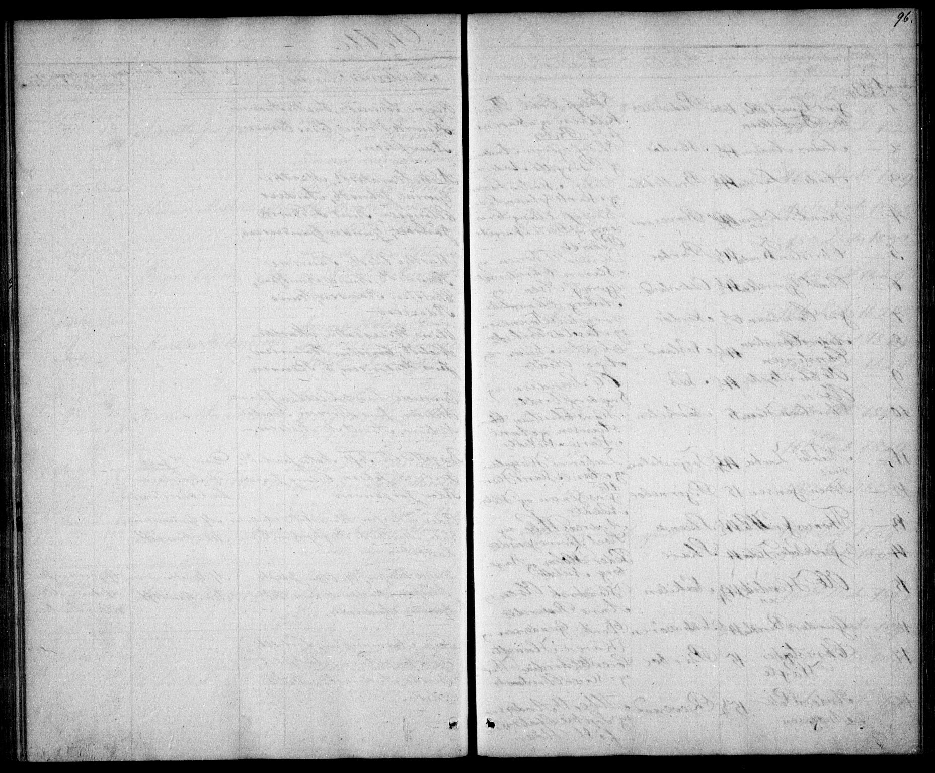 Tromøy sokneprestkontor, AV/SAK-1111-0041/F/Fb/L0001: Klokkerbok nr. B 1, 1843-1850, s. 96
