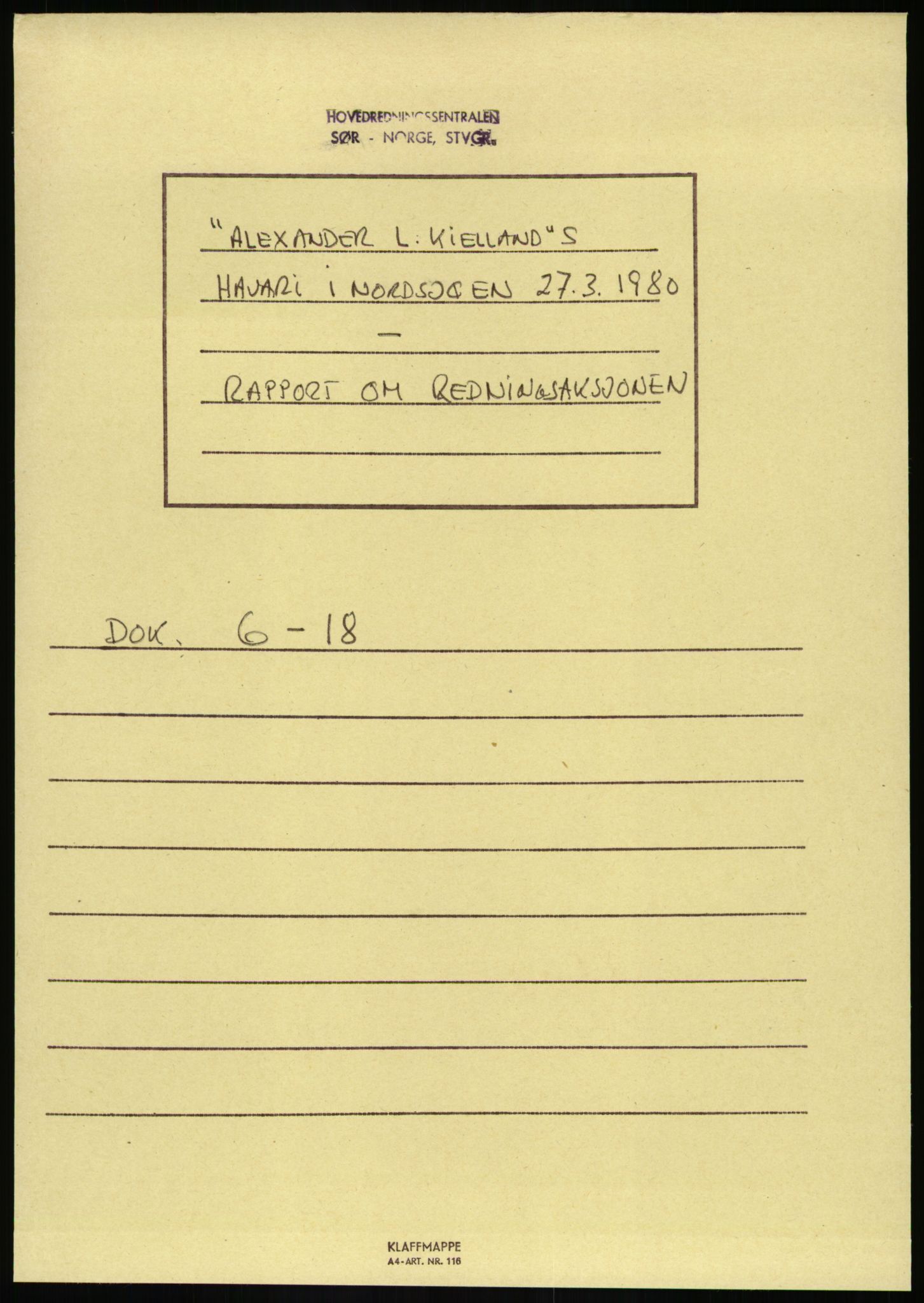 Justisdepartementet, Granskningskommisjonen ved Alexander Kielland-ulykken 27.3.1980, RA/S-1165/D/L0017: P Hjelpefartøy (Doku.liste + P1-P6 av 6)/Q Hovedredningssentralen (Q0-Q27 av 27), 1980-1981, s. 253