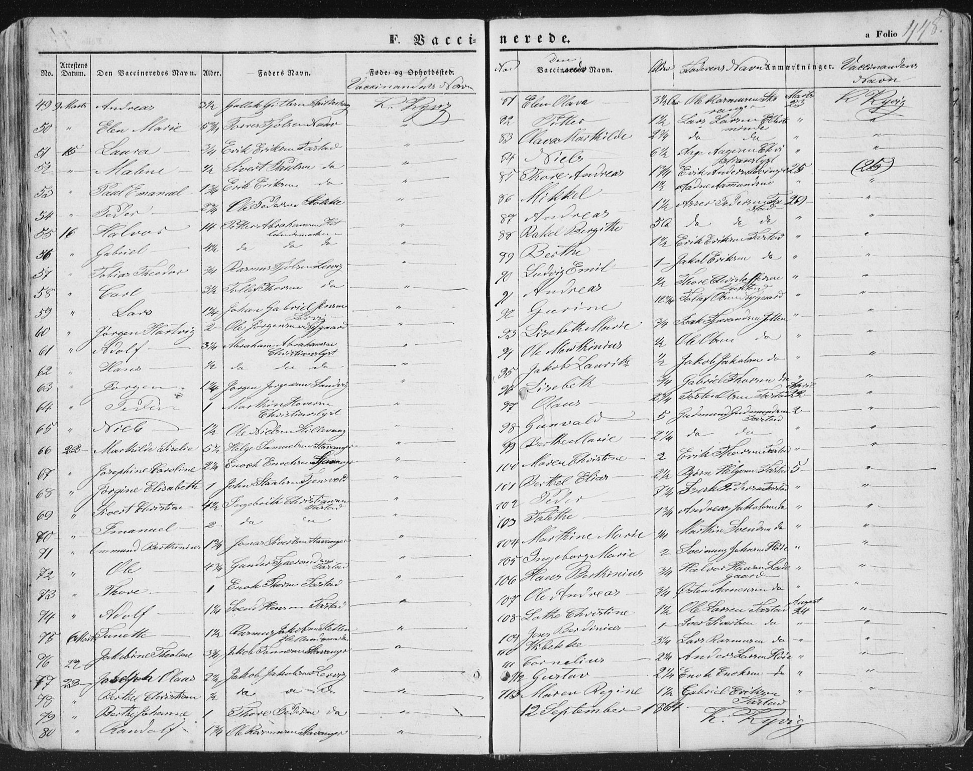 Hetland sokneprestkontor, AV/SAST-A-101826/30/30BA/L0002: Ministerialbok nr. A 2, 1849-1869, s. 448