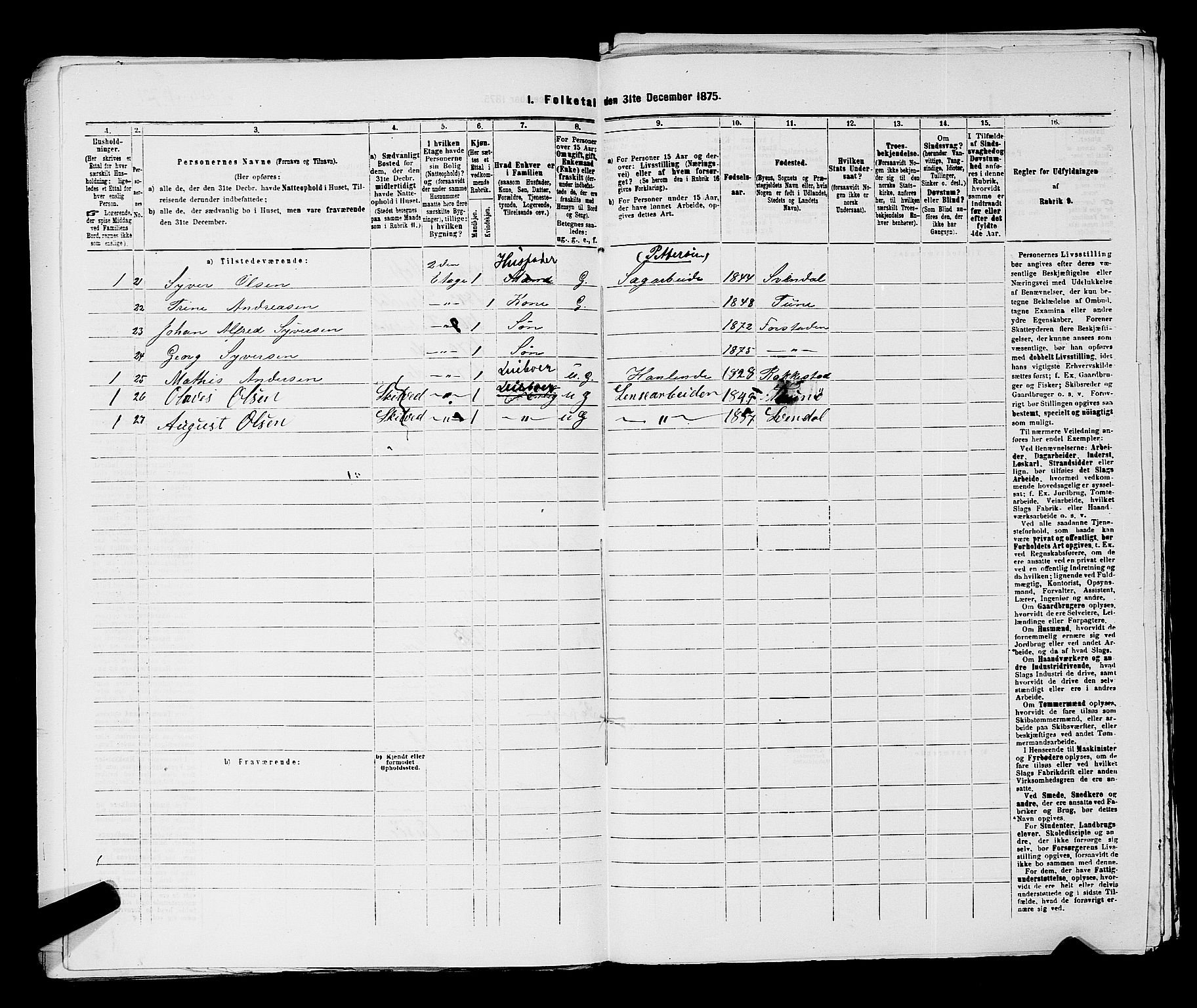 RA, Folketelling 1875 for 0103B Fredrikstad prestegjeld, Fredrikstad kjøpstad, 1875, s. 1671