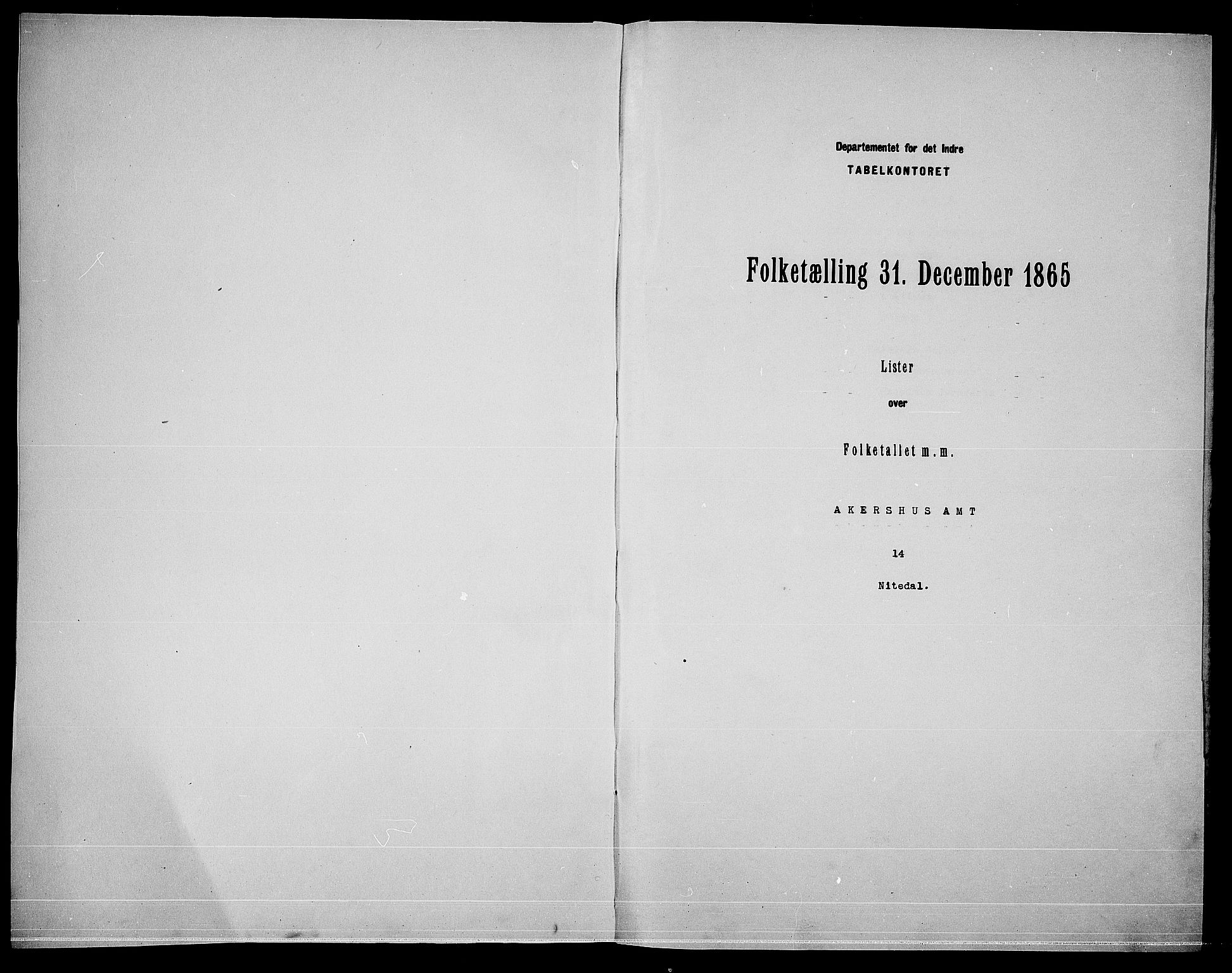 RA, Folketelling 1865 for 0233P Nittedal prestegjeld, 1865, s. 3