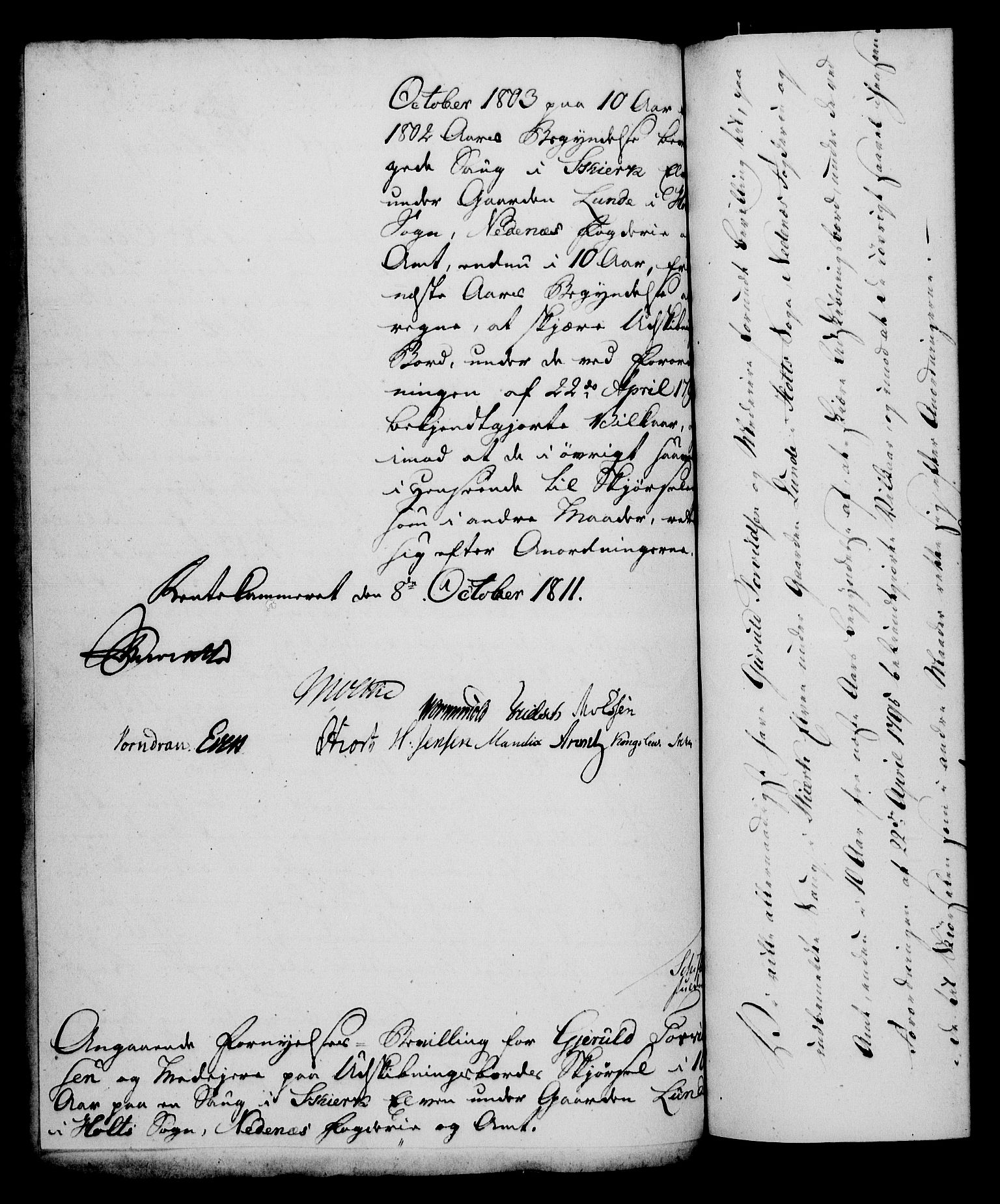 Rentekammeret, Kammerkanselliet, AV/RA-EA-3111/G/Gf/Gfa/L0093: Norsk relasjons- og resolusjonsprotokoll (merket RK 52.93), 1811, s. 529