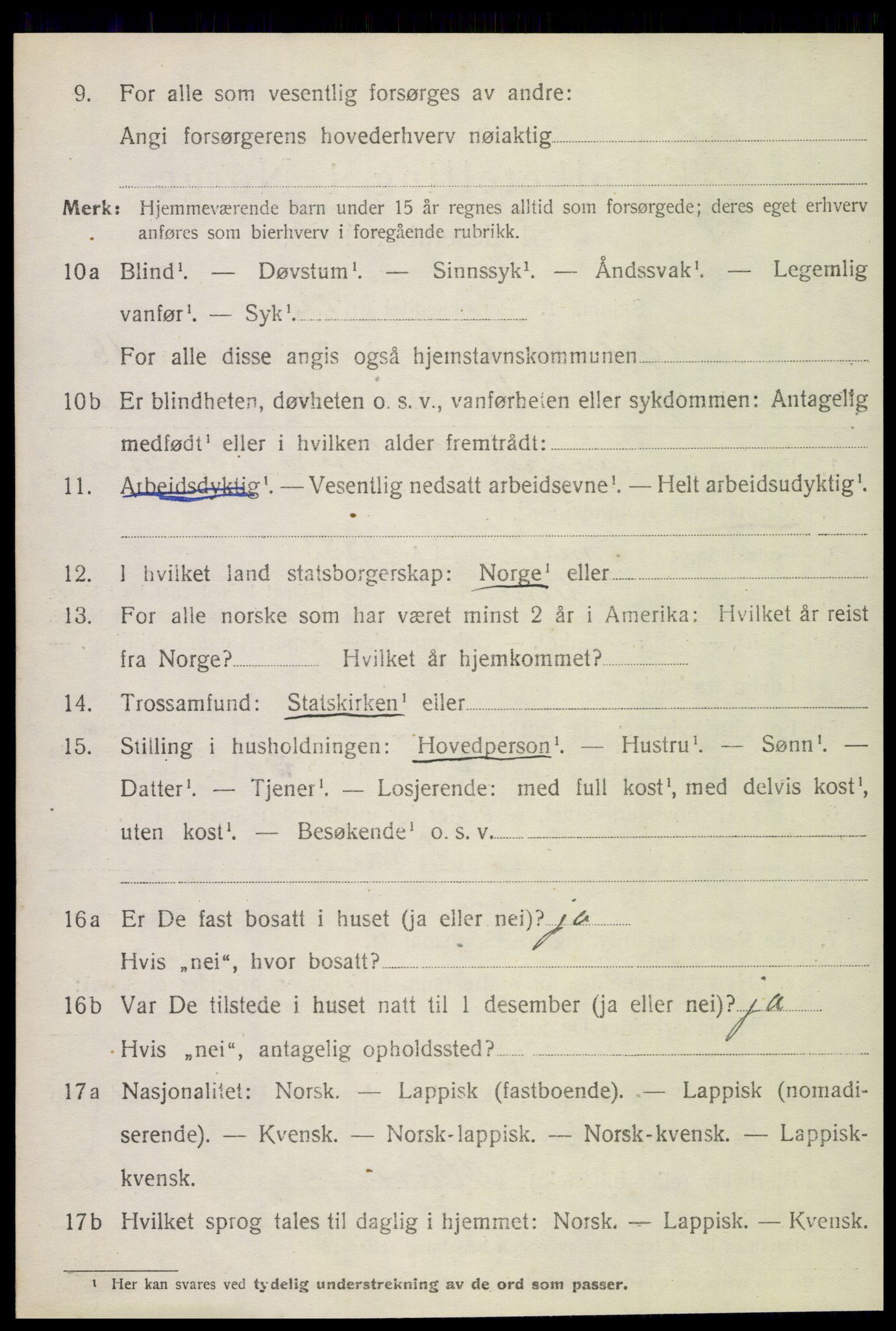 SAT, Folketelling 1920 for 1838 Gildeskål herred, 1920, s. 10261