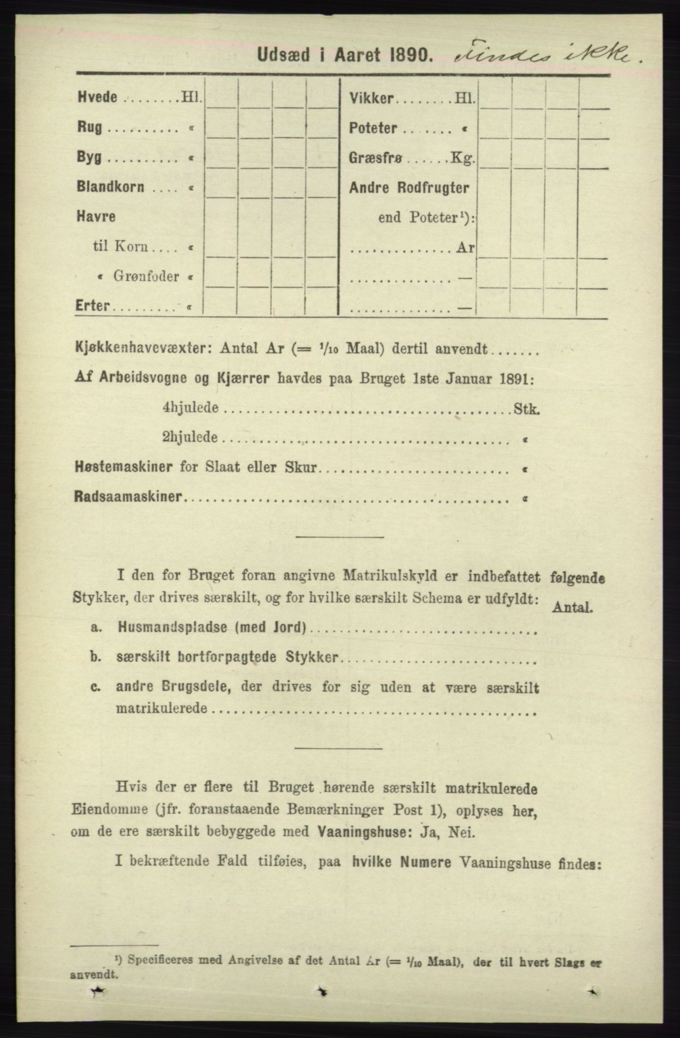 RA, Folketelling 1891 for 1041 Vanse herred, 1891, s. 7811