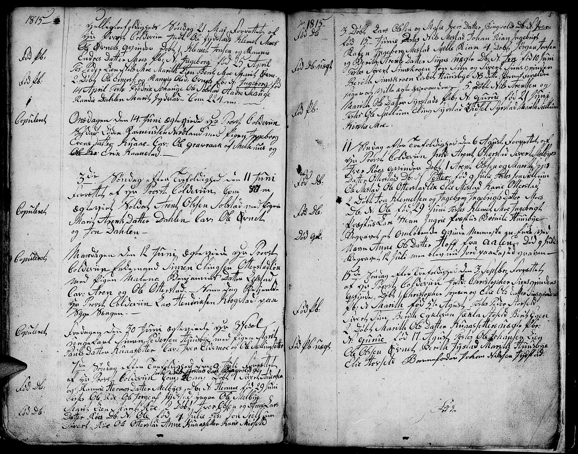 Ministerialprotokoller, klokkerbøker og fødselsregistre - Sør-Trøndelag, AV/SAT-A-1456/667/L0794: Ministerialbok nr. 667A02, 1791-1816