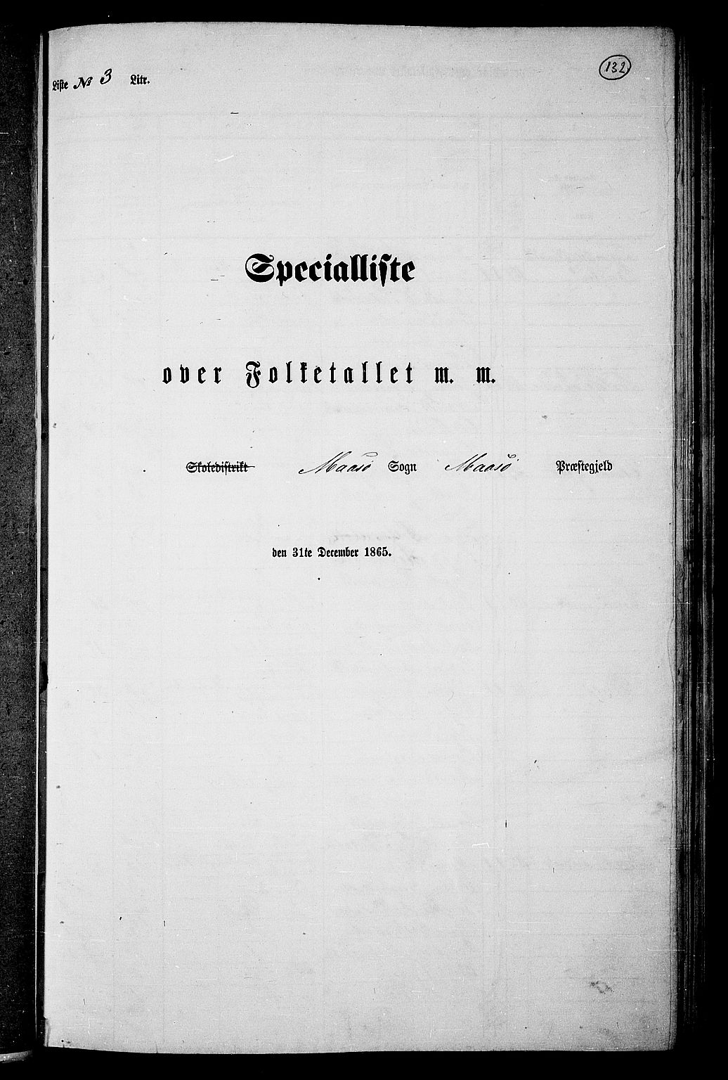 RA, Folketelling 1865 for 2018P Måsøy prestegjeld, 1865, s. 47