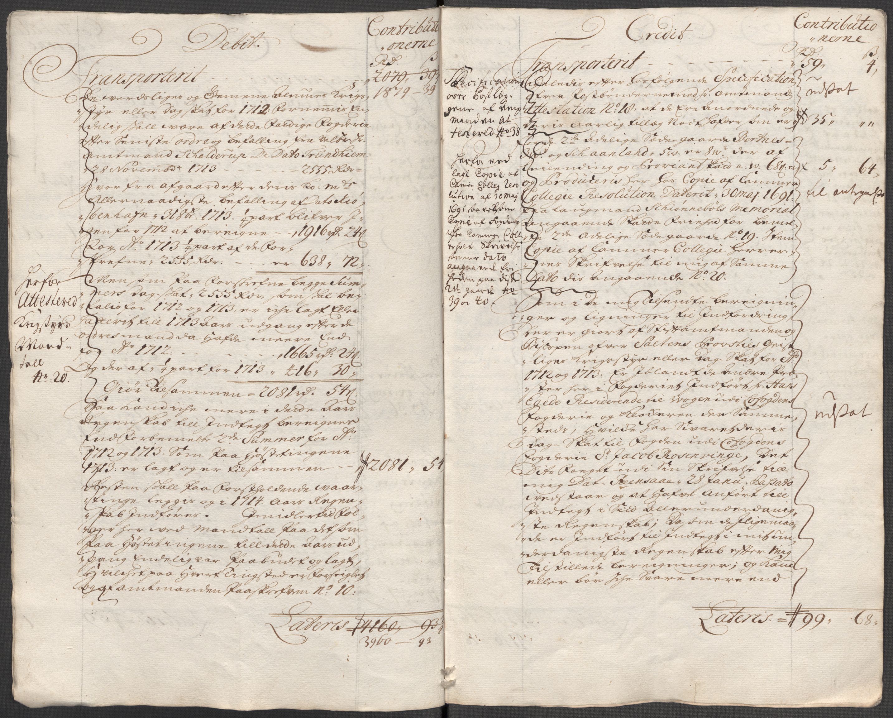 Rentekammeret inntil 1814, Reviderte regnskaper, Fogderegnskap, AV/RA-EA-4092/R66/L4583: Fogderegnskap Salten, 1713, s. 8