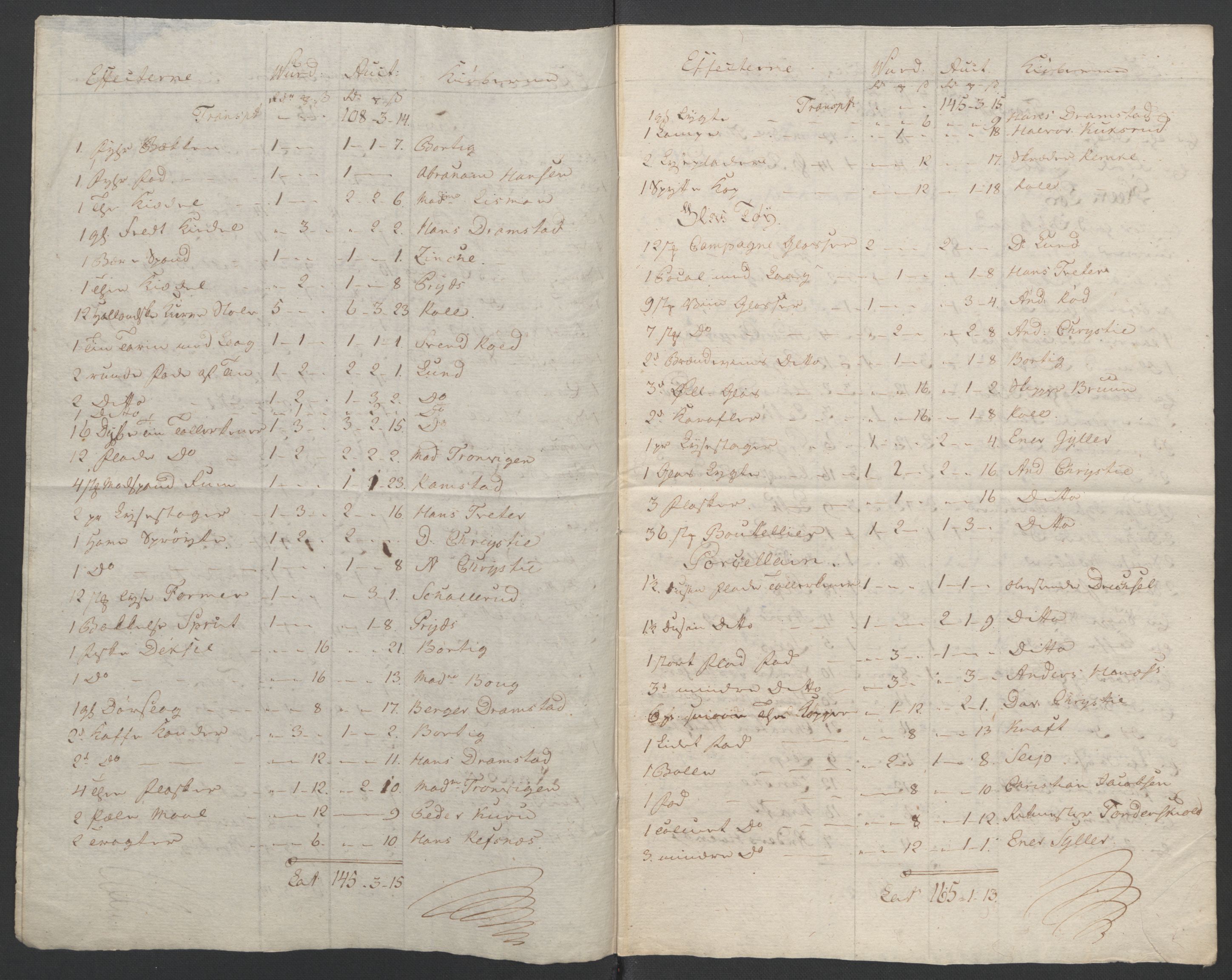 Forsvaret, Generalauditøren, RA/RAFA-1772/F/Fj/Fja/L0034: --, 1753-1817, s. 588