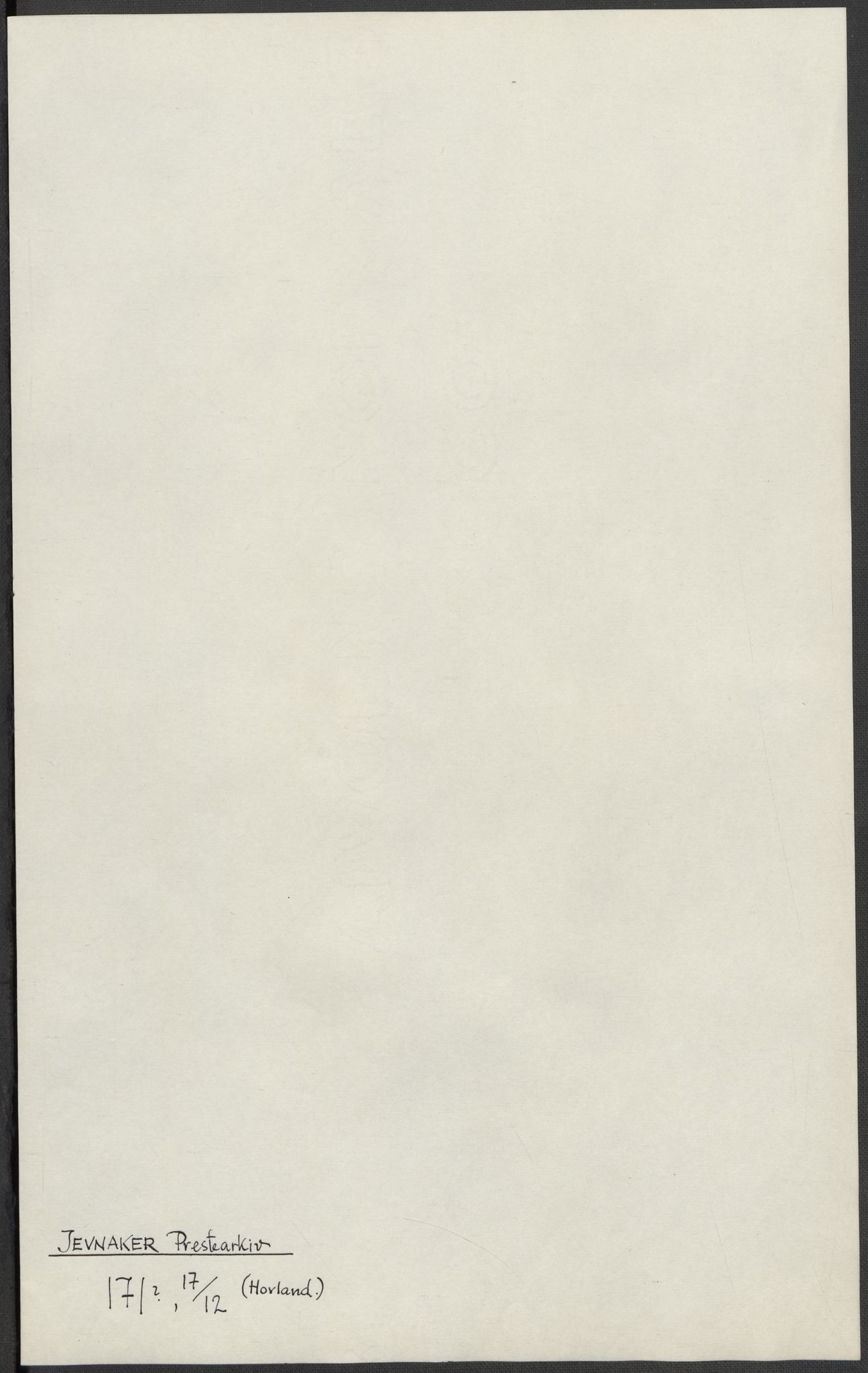 Riksarkivets diplomsamling, RA/EA-5965/F15/L0014: Prestearkiv - Oppland, 1696-1879, s. 16