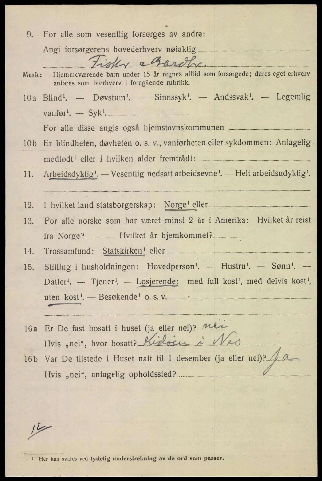 SAK, Folketelling 1920 for 1004 Flekkefjord kjøpstad, 1920, s. 6391