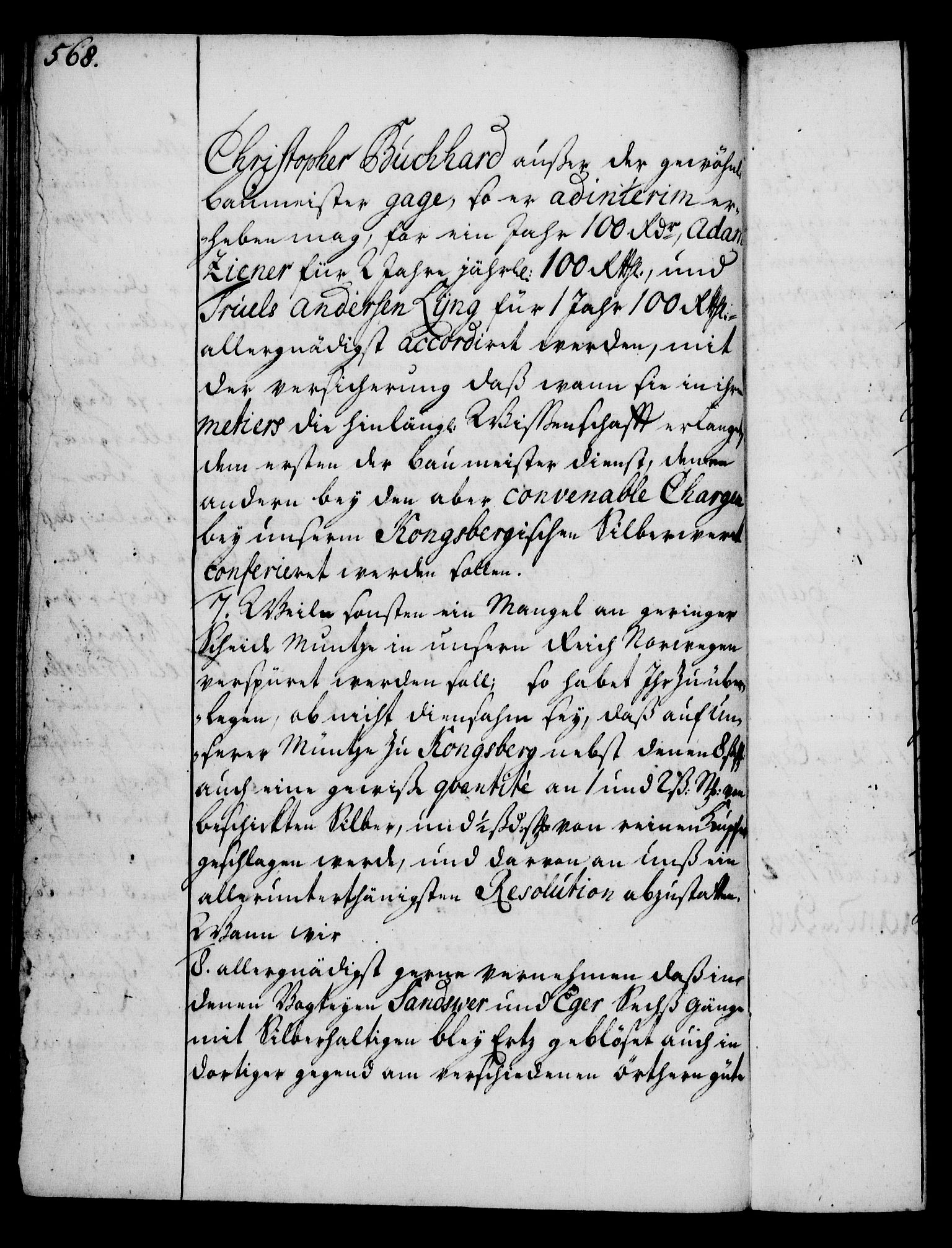 Rentekammeret, Kammerkanselliet, RA/EA-3111/G/Gg/Gga/L0003: Norsk ekspedisjonsprotokoll med register (merket RK 53.3), 1727-1734, s. 568
