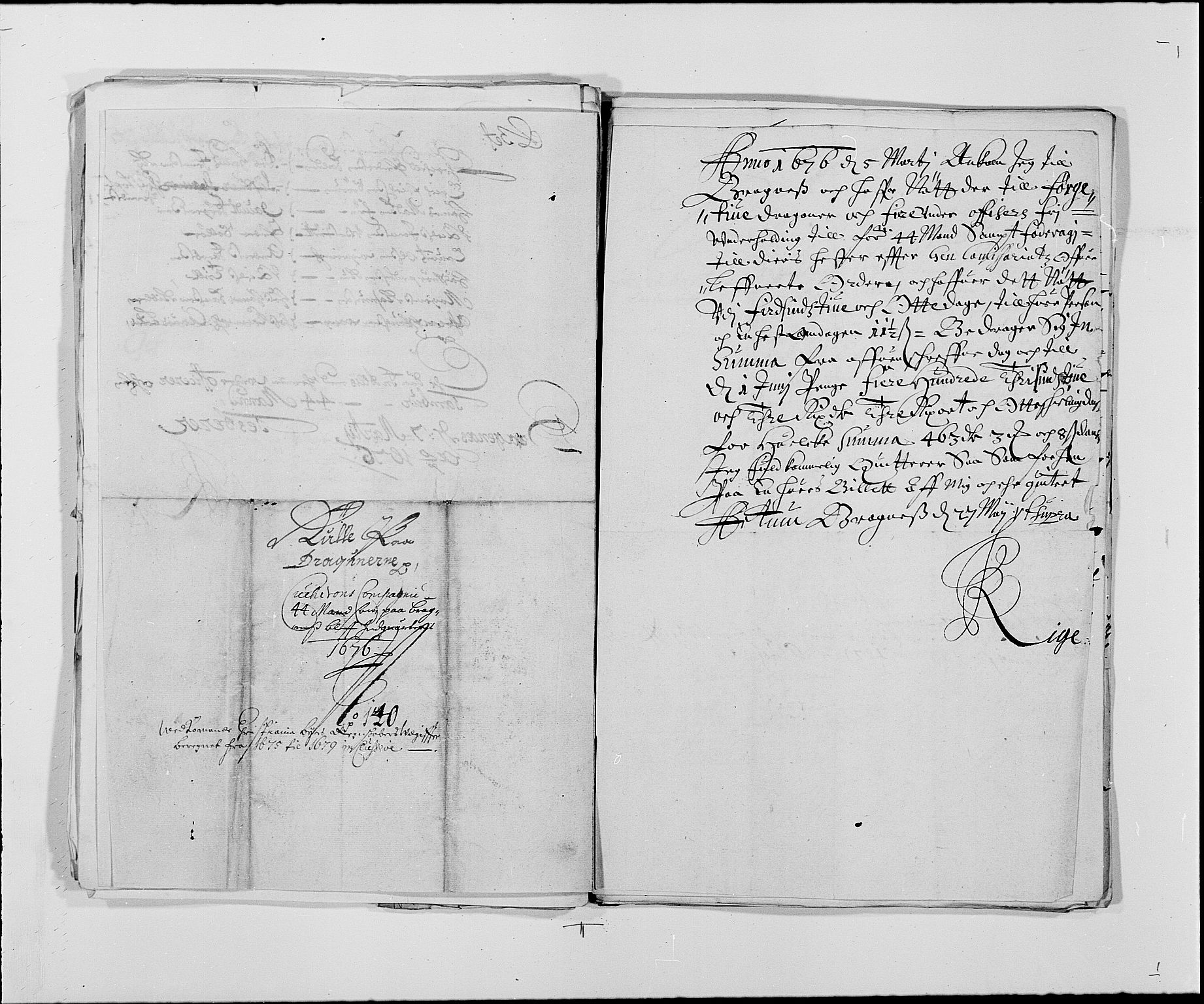 Rentekammeret inntil 1814, Reviderte regnskaper, Byregnskaper, AV/RA-EA-4066/R/Re/L0058: [E3] Kontribusjonsregnskap (med Bragernes og Strømsø), 1675-1679, s. 378