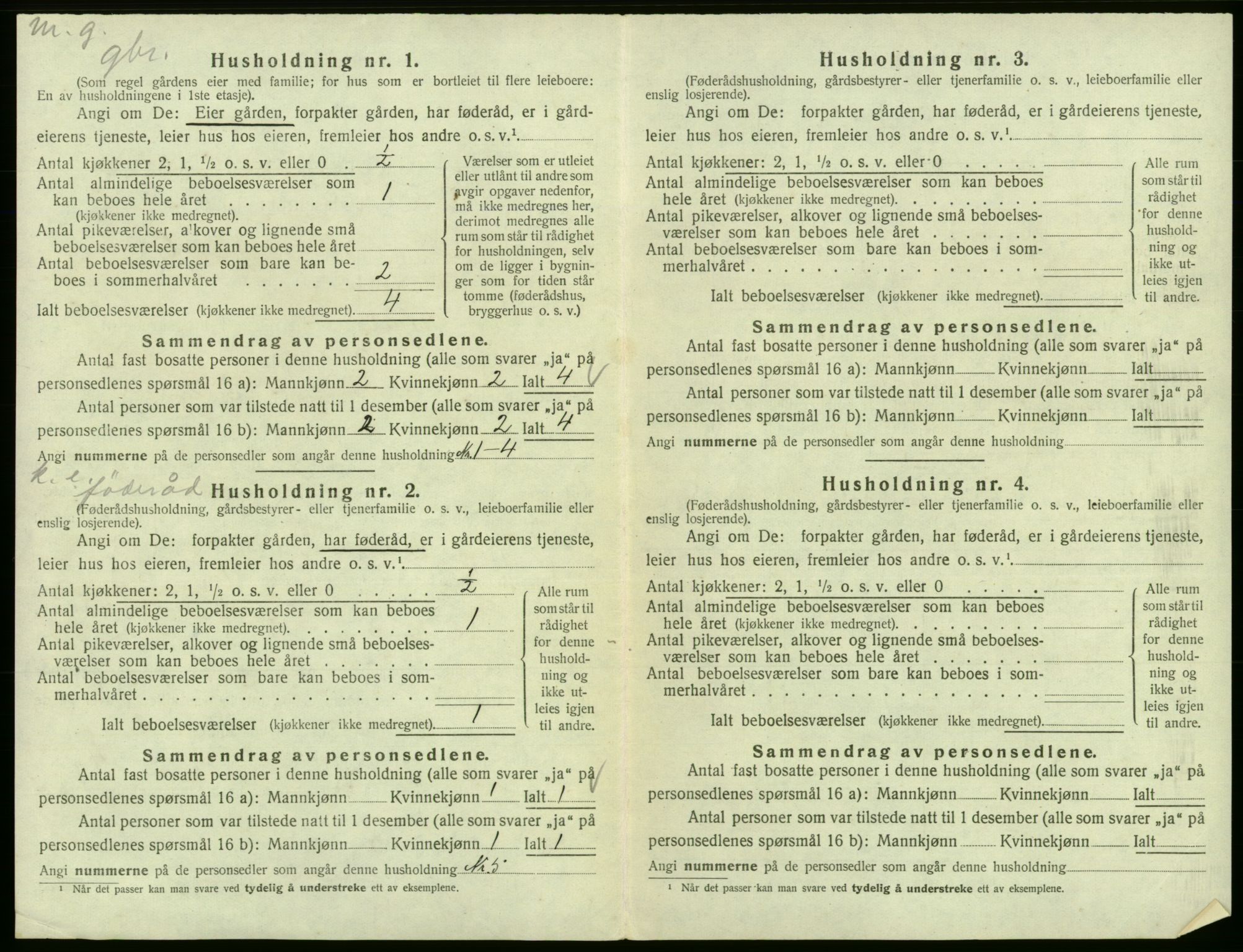 SAB, Folketelling 1920 for 1222 Fitjar herred, 1920, s. 517