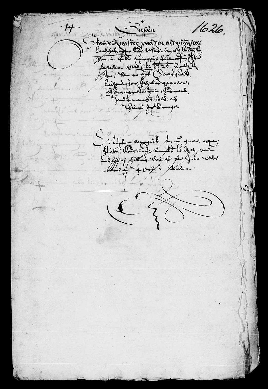 Rentekammeret inntil 1814, Reviderte regnskaper, Lensregnskaper, AV/RA-EA-5023/R/Rb/Rba/L0078: Akershus len, 1626