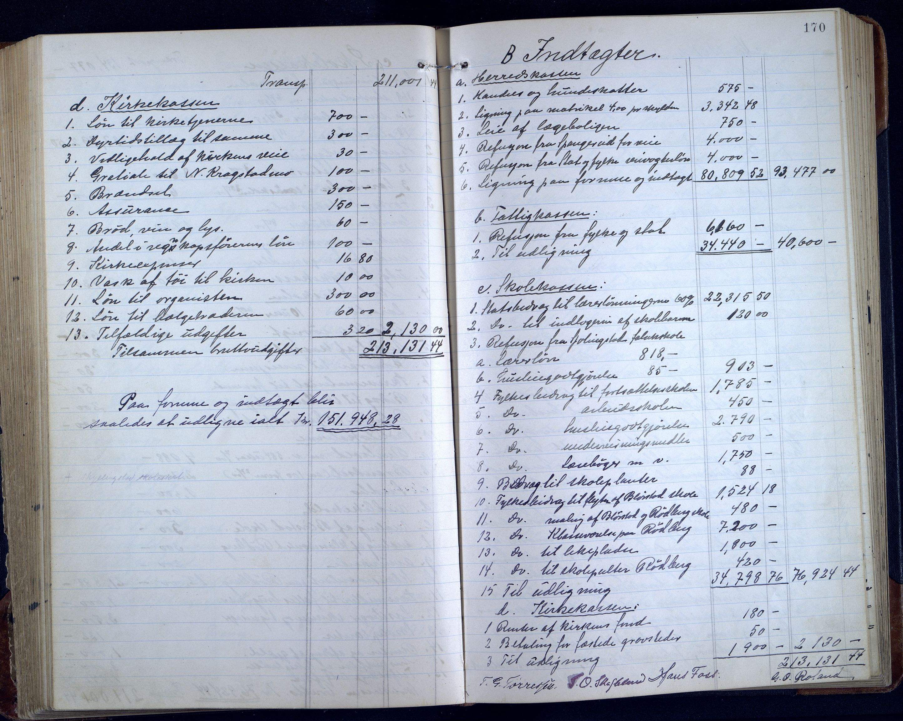 Sør-Audnedal kommune - Formannskapet/Kommunestyret, ARKSOR/1029SØ120/A/L0005: Møtebok, 1916-1925, s. 169b-170a