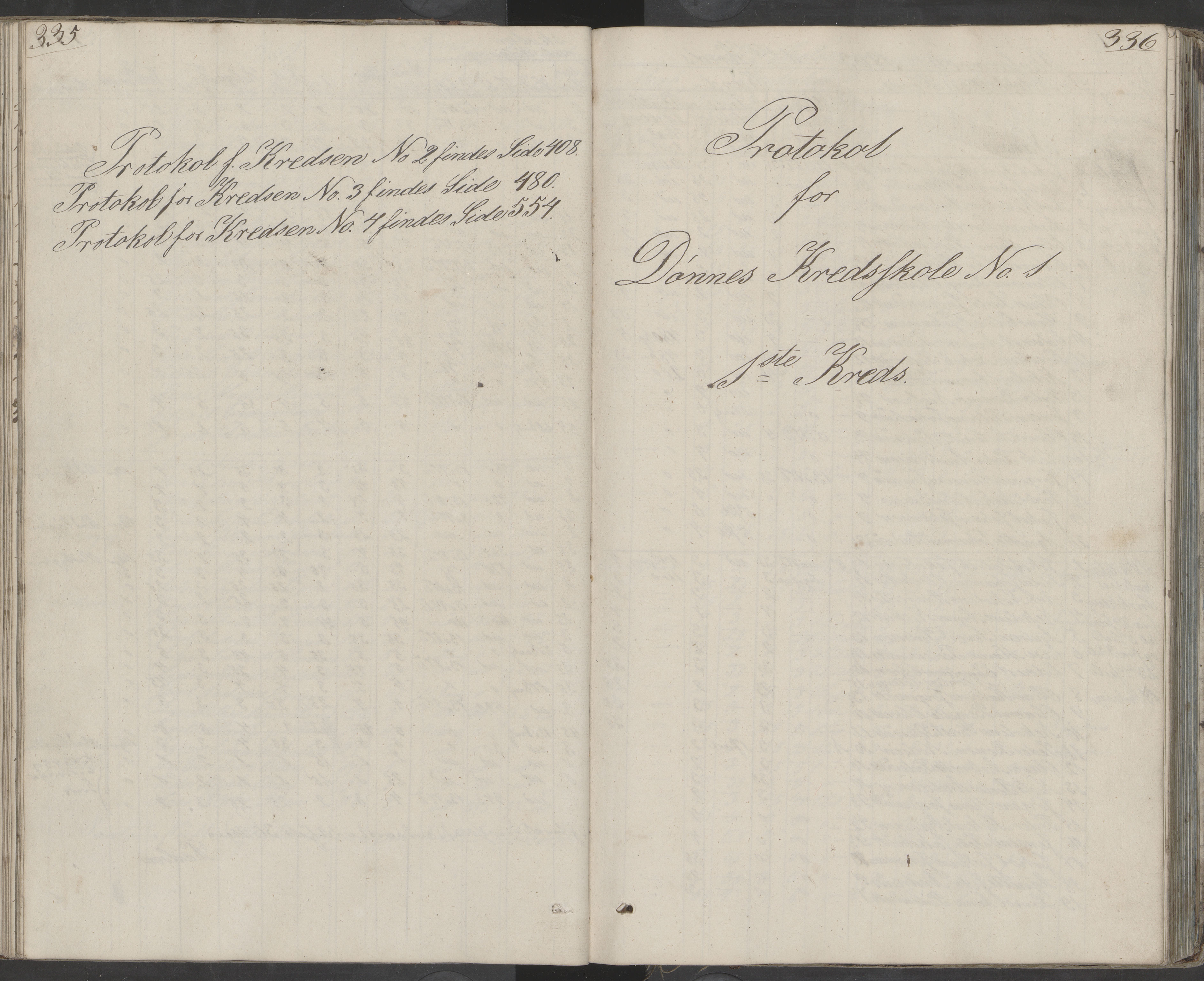 Dønna kommune. Dønnes fastskole, AIN/K-18270.510.01/442/L0001: Skoleprotokoll, 1832-1863, s. 336