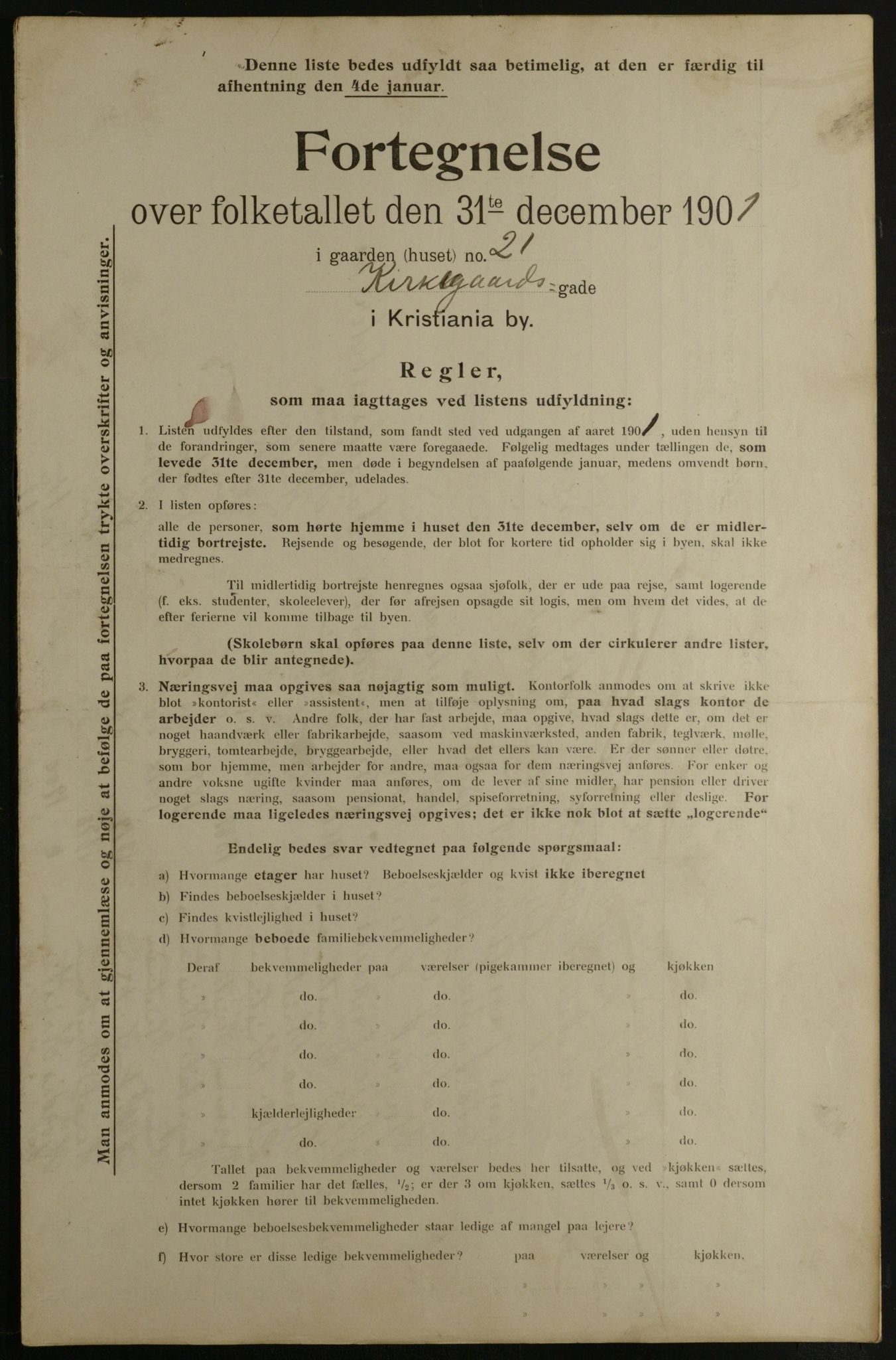 OBA, Kommunal folketelling 31.12.1901 for Kristiania kjøpstad, 1901, s. 7876