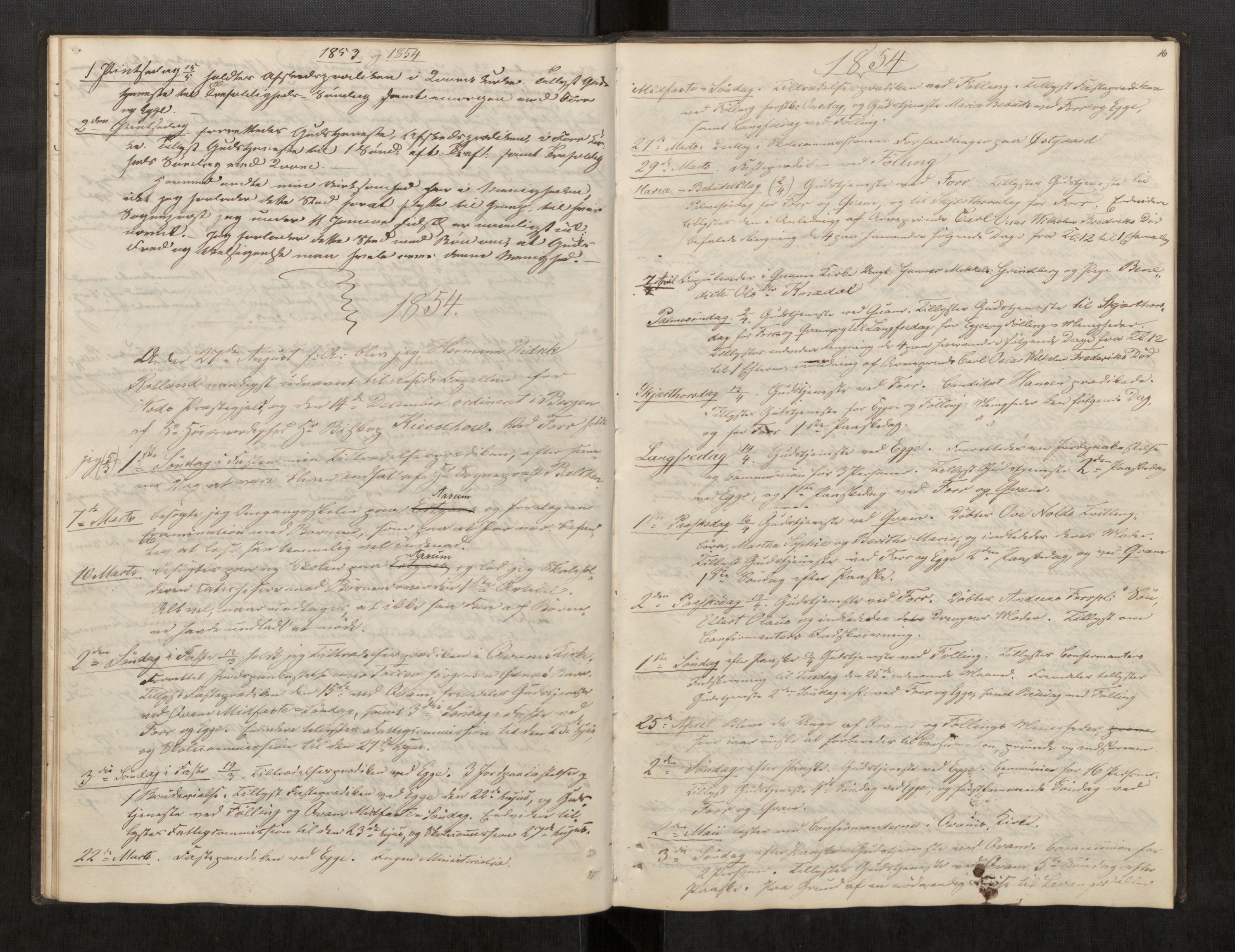 Stod sokneprestkontor, SAT/A-1164/2/I/I1/I1d/L0002: Residerende kapellans bok nr. 2, 1850-1869, s. 16