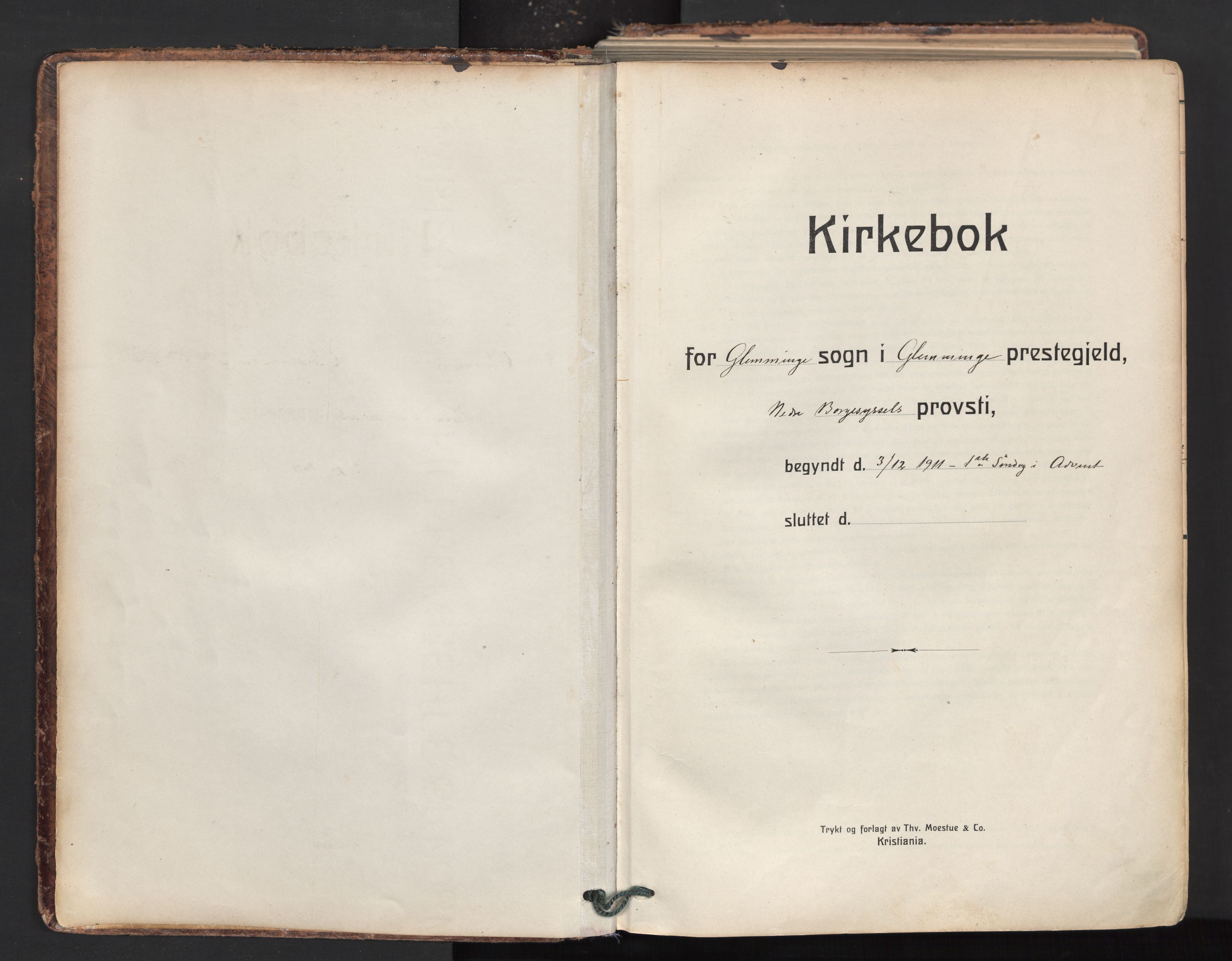 Glemmen prestekontor Kirkebøker, SAO/A-10908/F/Fa/L0017: Ministerialbok nr. 17, 1911-1936