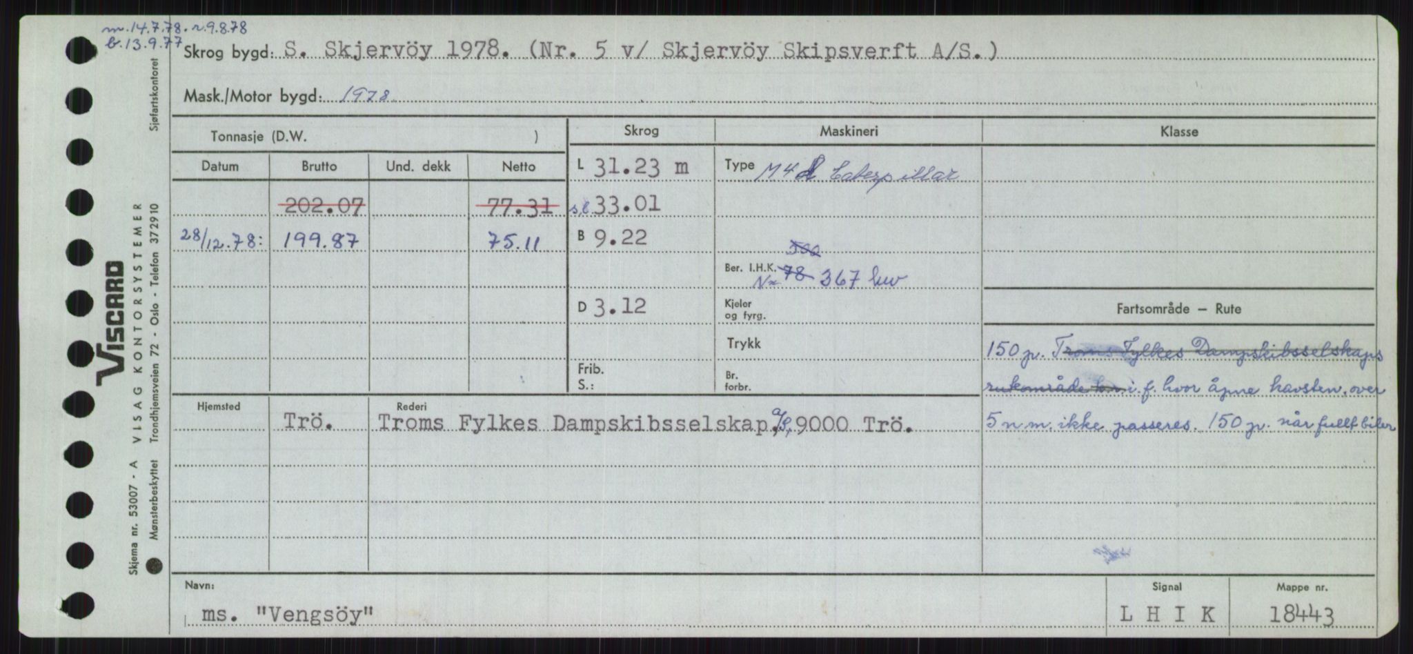 Sjøfartsdirektoratet med forløpere, Skipsmålingen, RA/S-1627/H/Ha/L0006/0002: Fartøy, Sver-Å / Fartøy, U-Å, s. 243