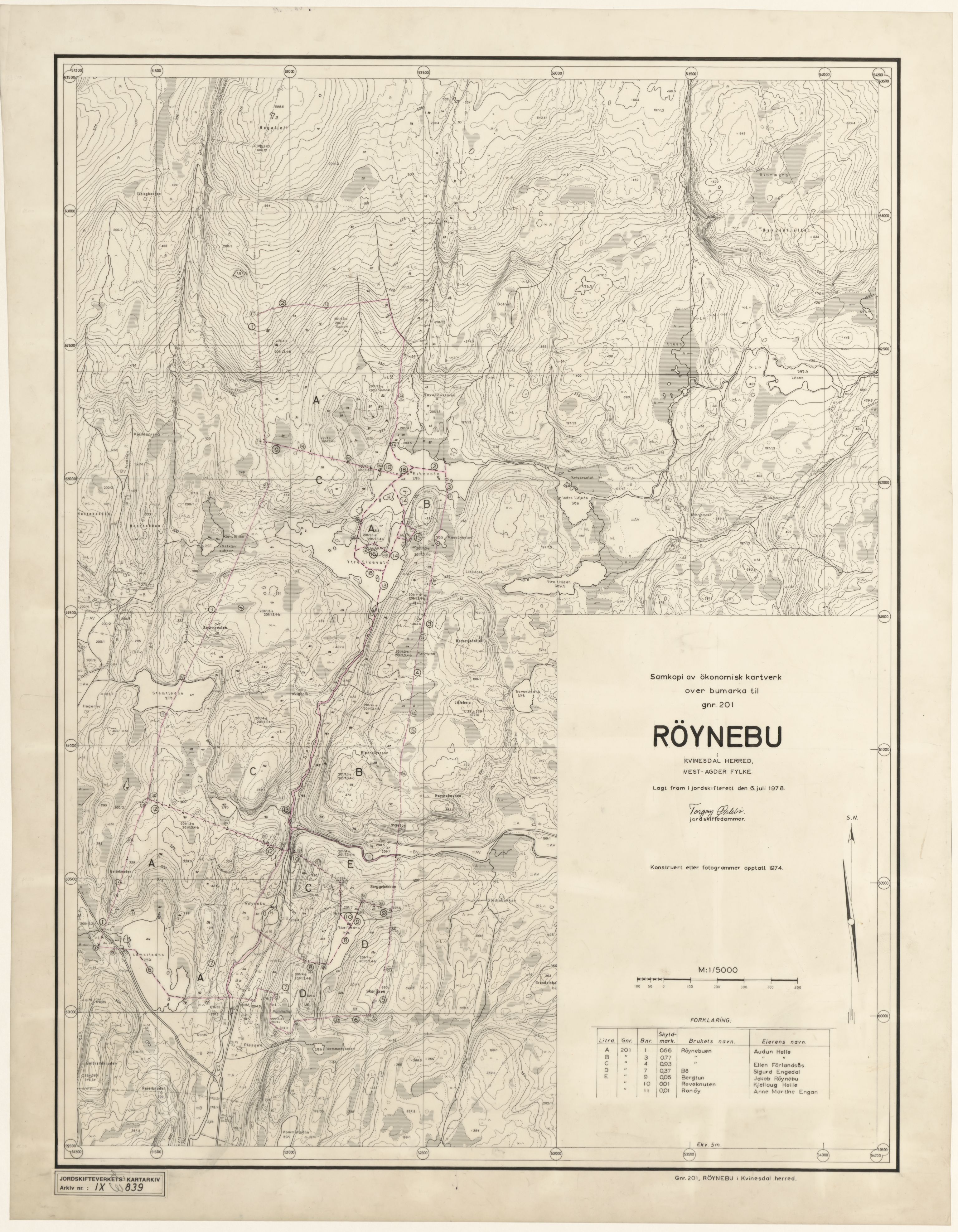 Jordskifteverkets kartarkiv, AV/RA-S-3929/T, 1859-1988, s. 1088