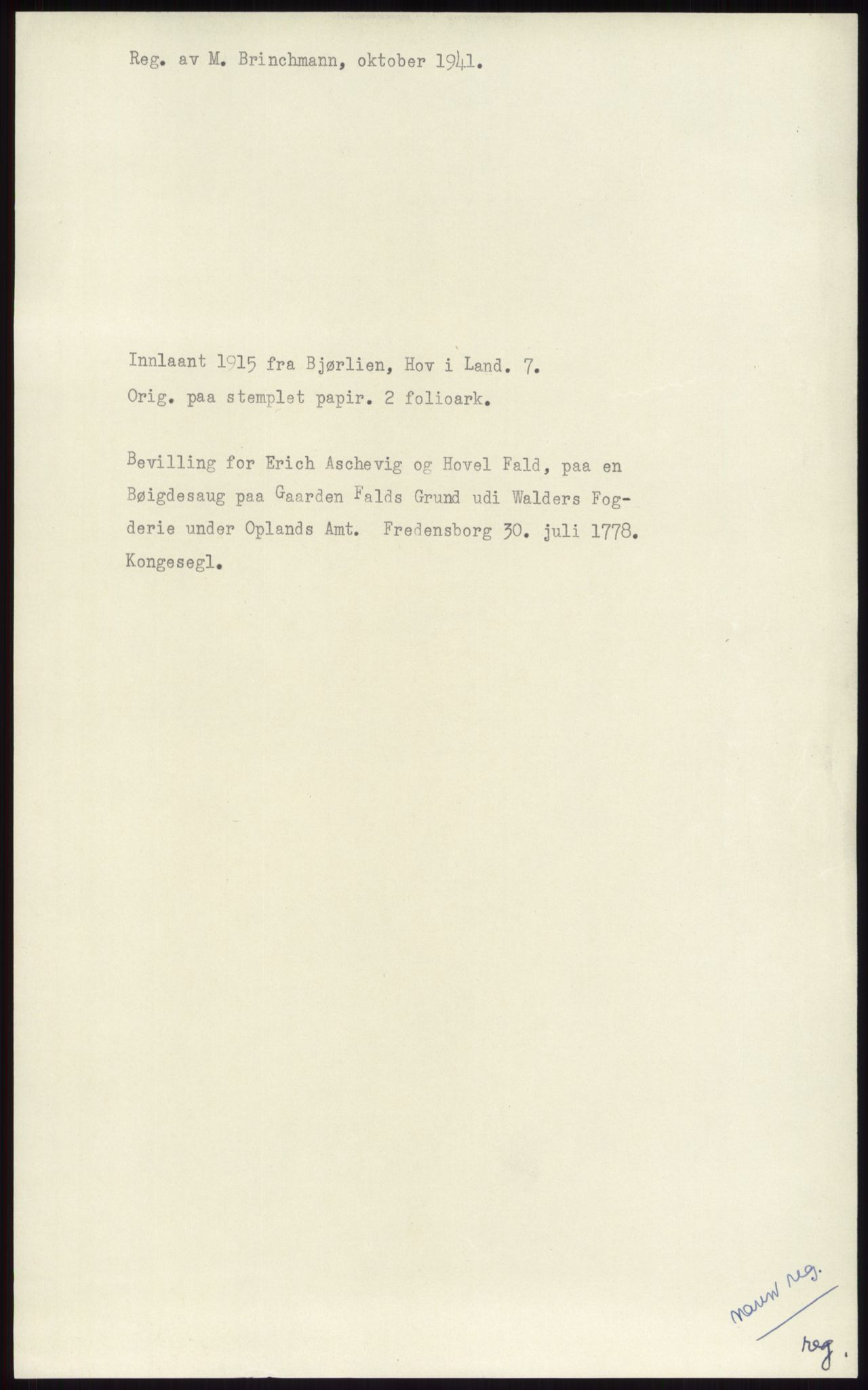 Samlinger til kildeutgivelse, Diplomavskriftsamlingen, RA/EA-4053/H/Ha, s. 1920
