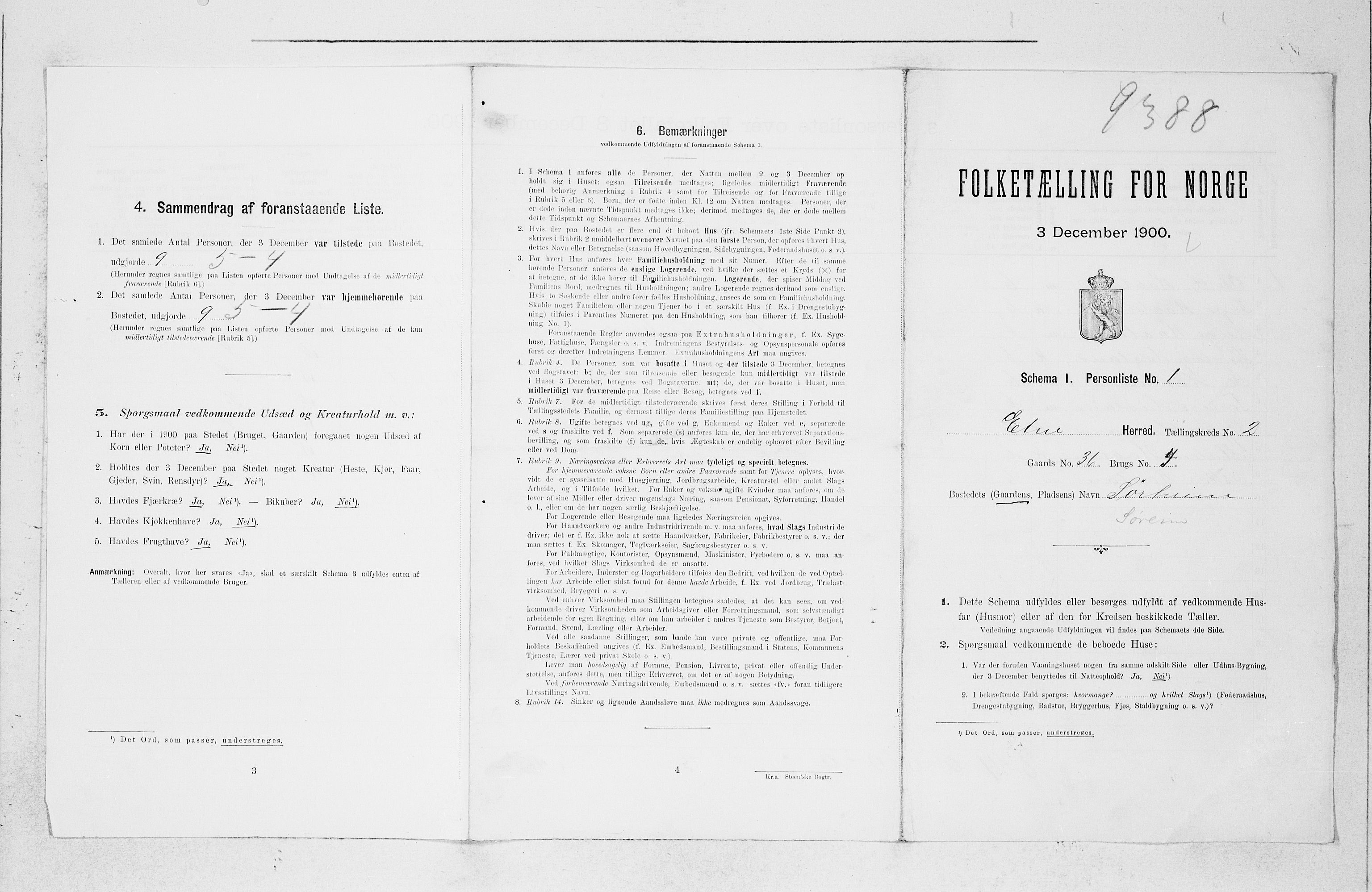 SAB, Folketelling 1900 for 1211 Etne herred, 1900, s. 149