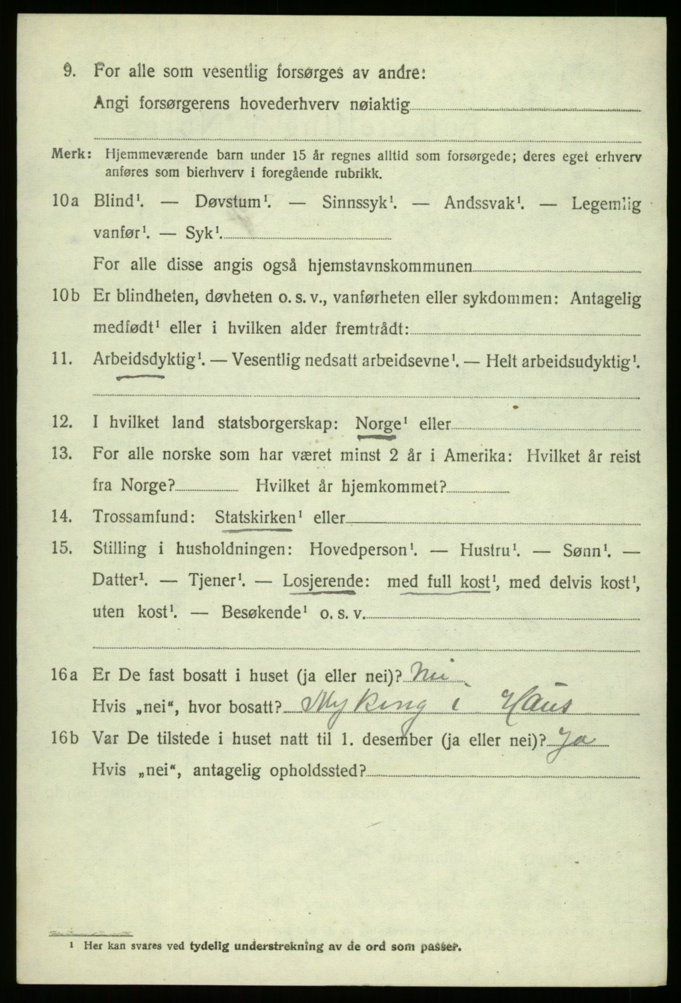 SAB, Folketelling 1920 for 1250 Haus herred, 1920, s. 8028