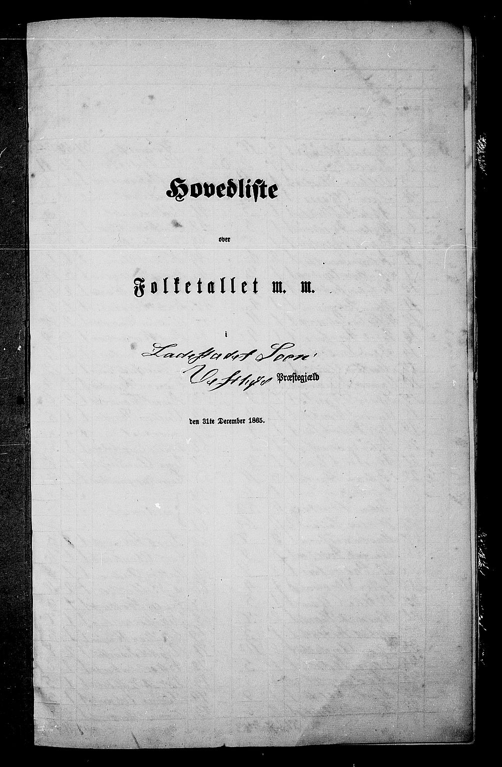 RA, Folketelling 1865 for 0211P Vestby prestegjeld, 1865, s. 147