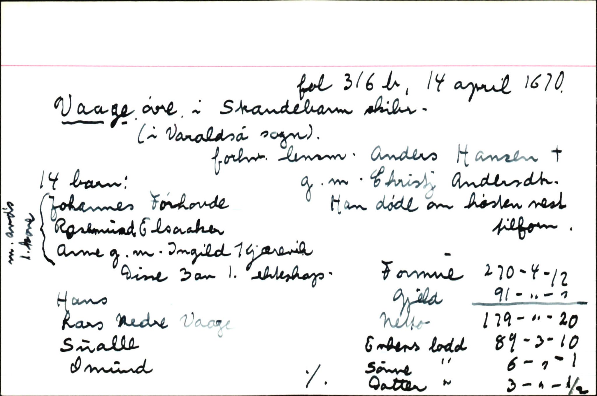 Skiftekort ved Statsarkivet i Bergen, SAB/SKIFTEKORT/004/L0001: Skifteprotokoll nr. 1-2, 1668-1699, s. 238