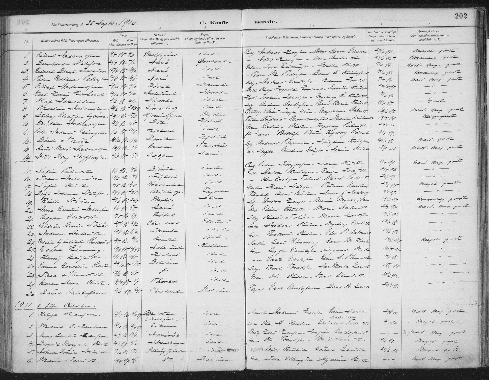 Ministerialprotokoller, klokkerbøker og fødselsregistre - Møre og Romsdal, AV/SAT-A-1454/555/L0658: Ministerialbok nr. 555A09, 1887-1917, s. 202