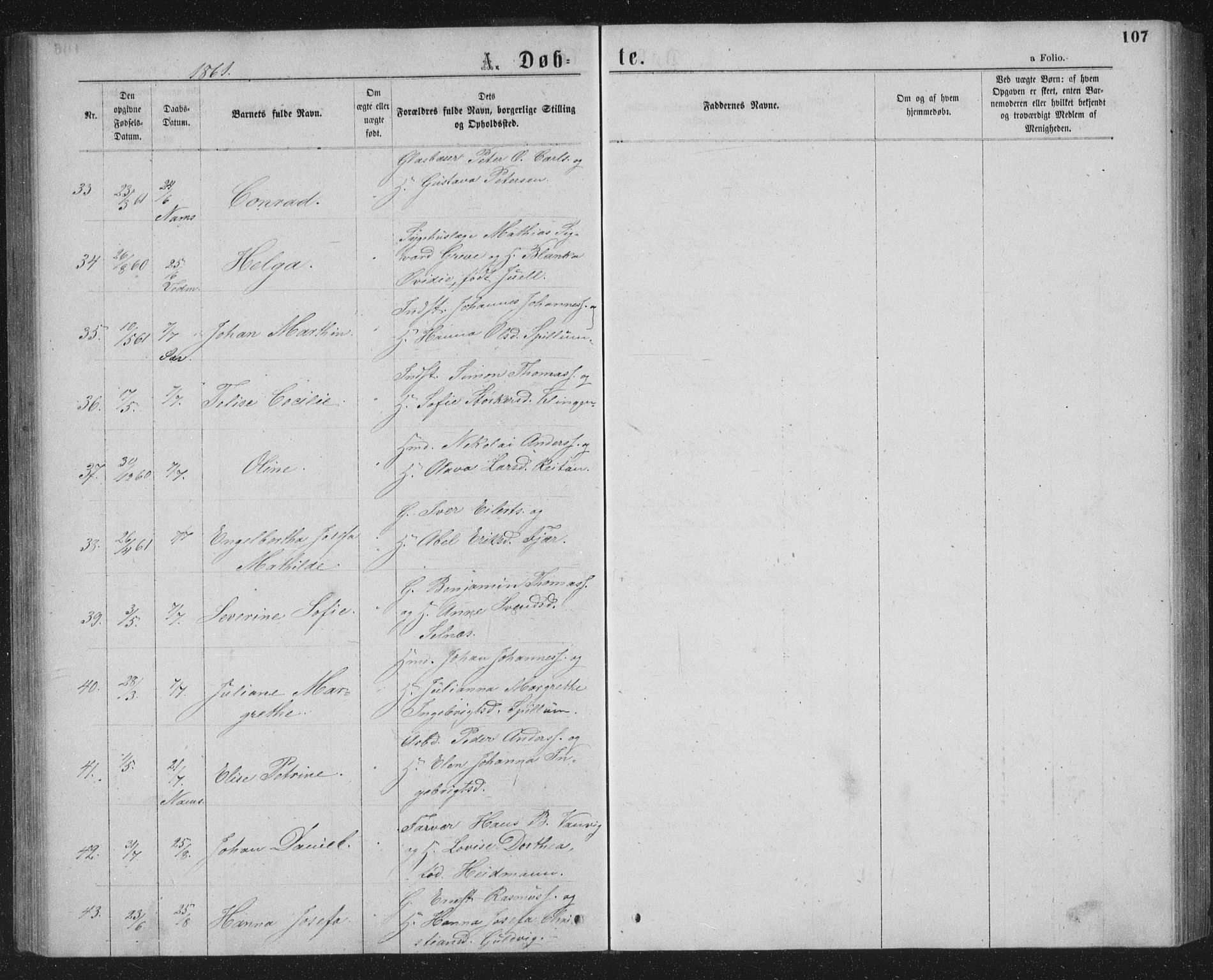 Ministerialprotokoller, klokkerbøker og fødselsregistre - Nord-Trøndelag, AV/SAT-A-1458/768/L0566: Ministerialbok nr. 768A01, 1836-1865, s. 107