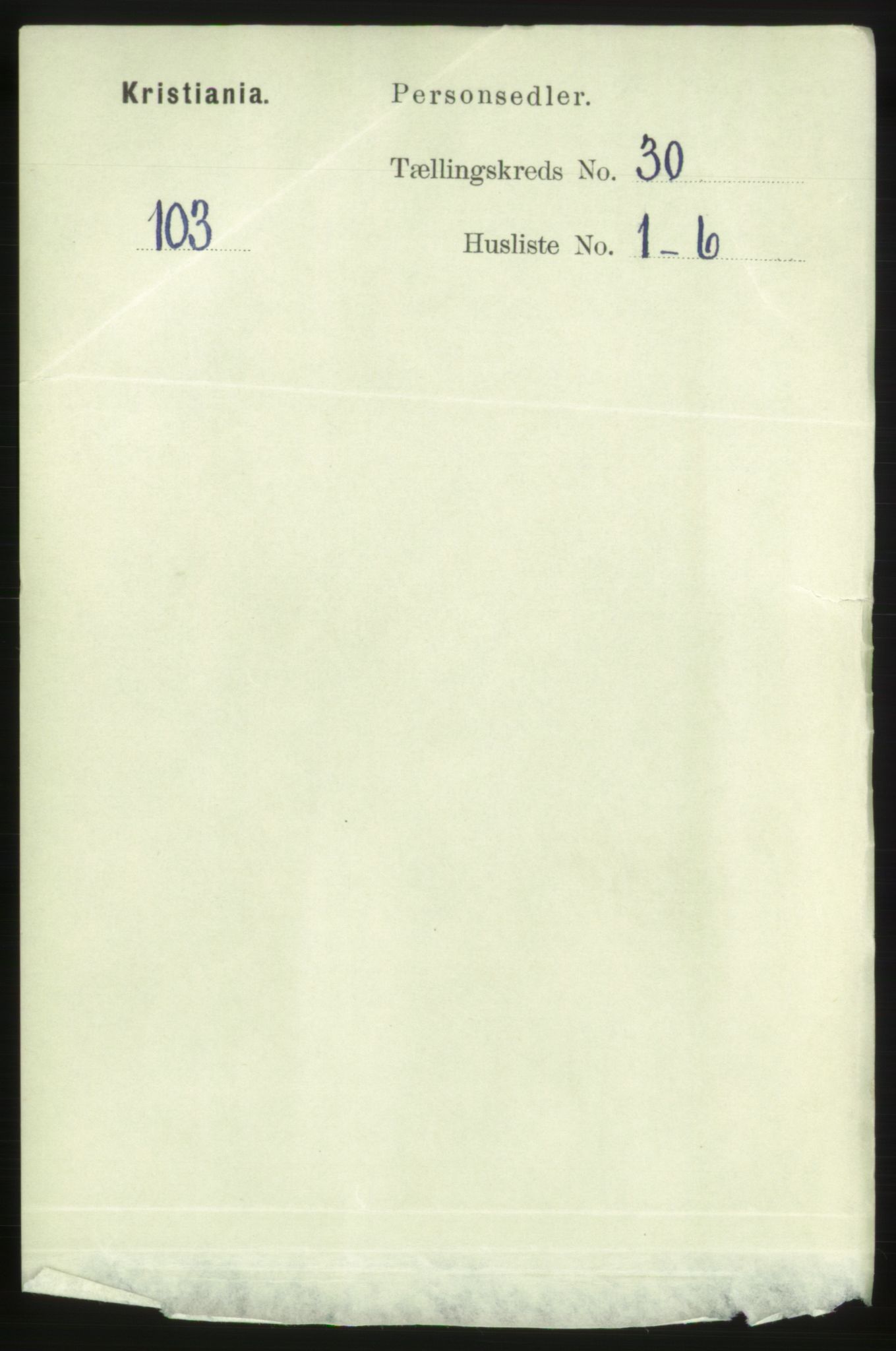 RA, Folketelling 1891 for 0301 Kristiania kjøpstad, 1891, s. 15561
