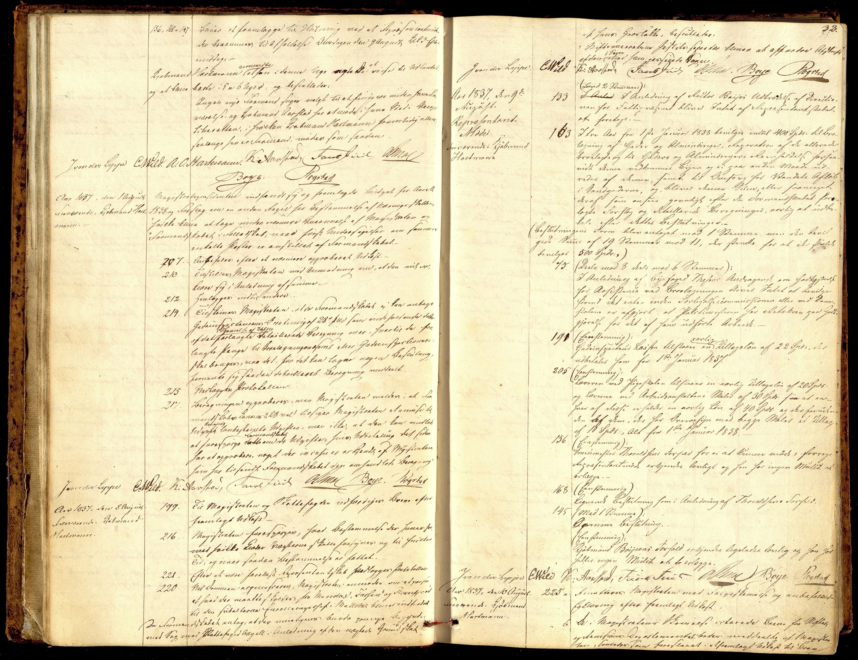 Kristiansand By - Formannskapet, ARKSOR/1001KG120/A/Aa/L0001: Møtebok (d), 1837-1842