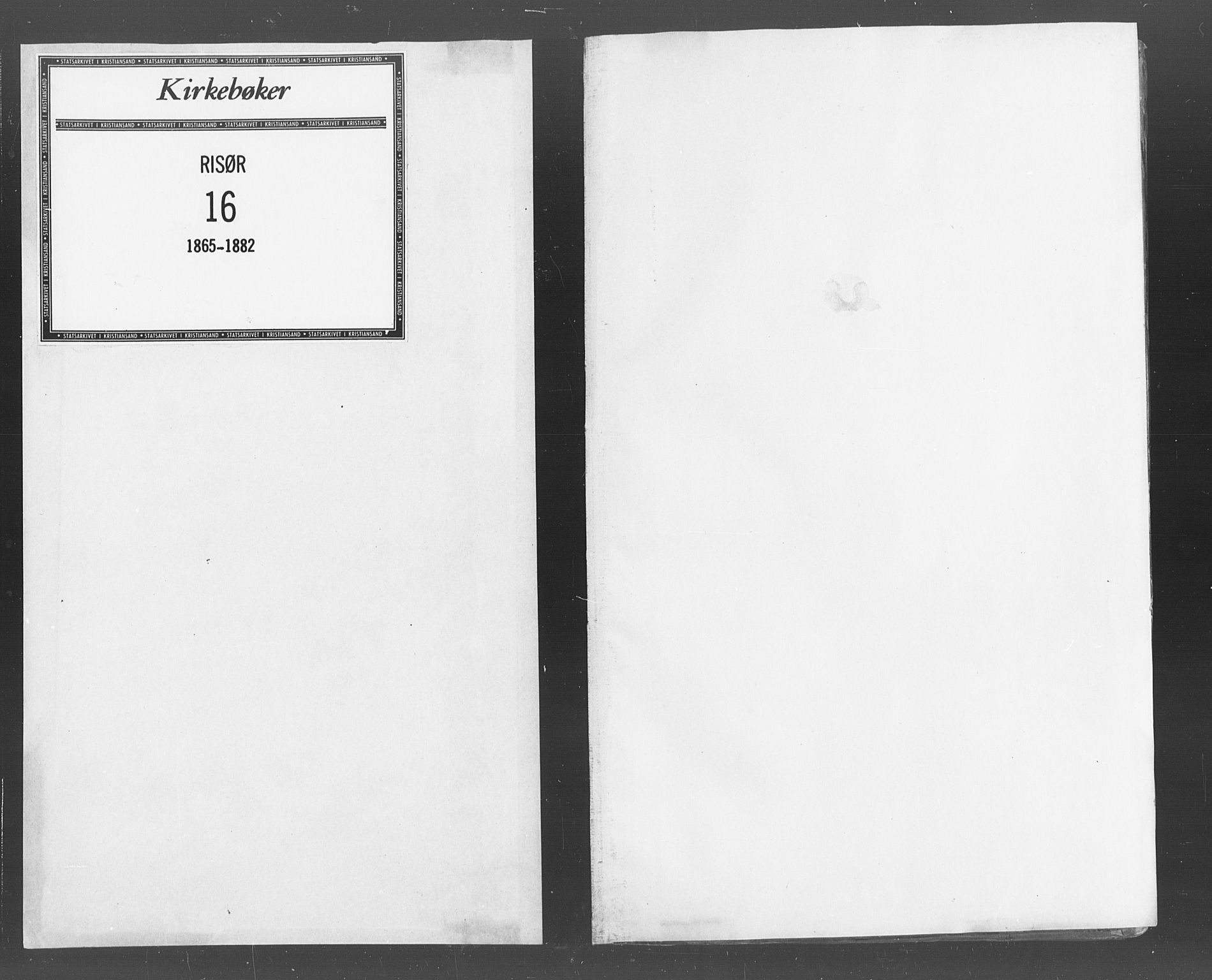 Risør sokneprestkontor, SAK/1111-0035/F/Fa/L0004: Ministerialbok nr. A 4, 1865-1882