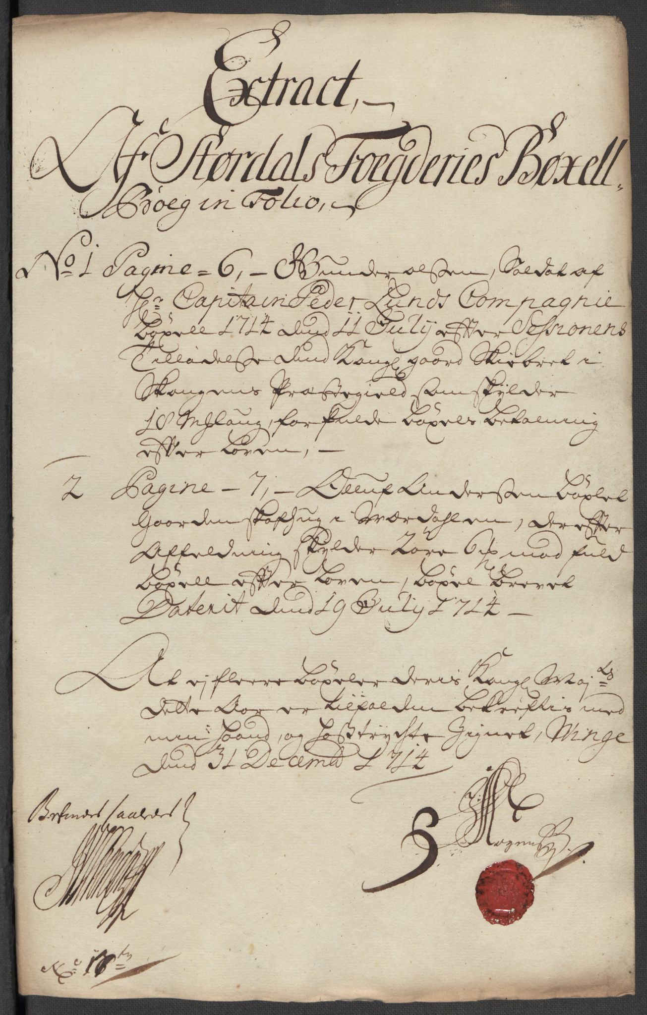 Rentekammeret inntil 1814, Reviderte regnskaper, Fogderegnskap, RA/EA-4092/R62/L4204: Fogderegnskap Stjørdal og Verdal, 1714, s. 205