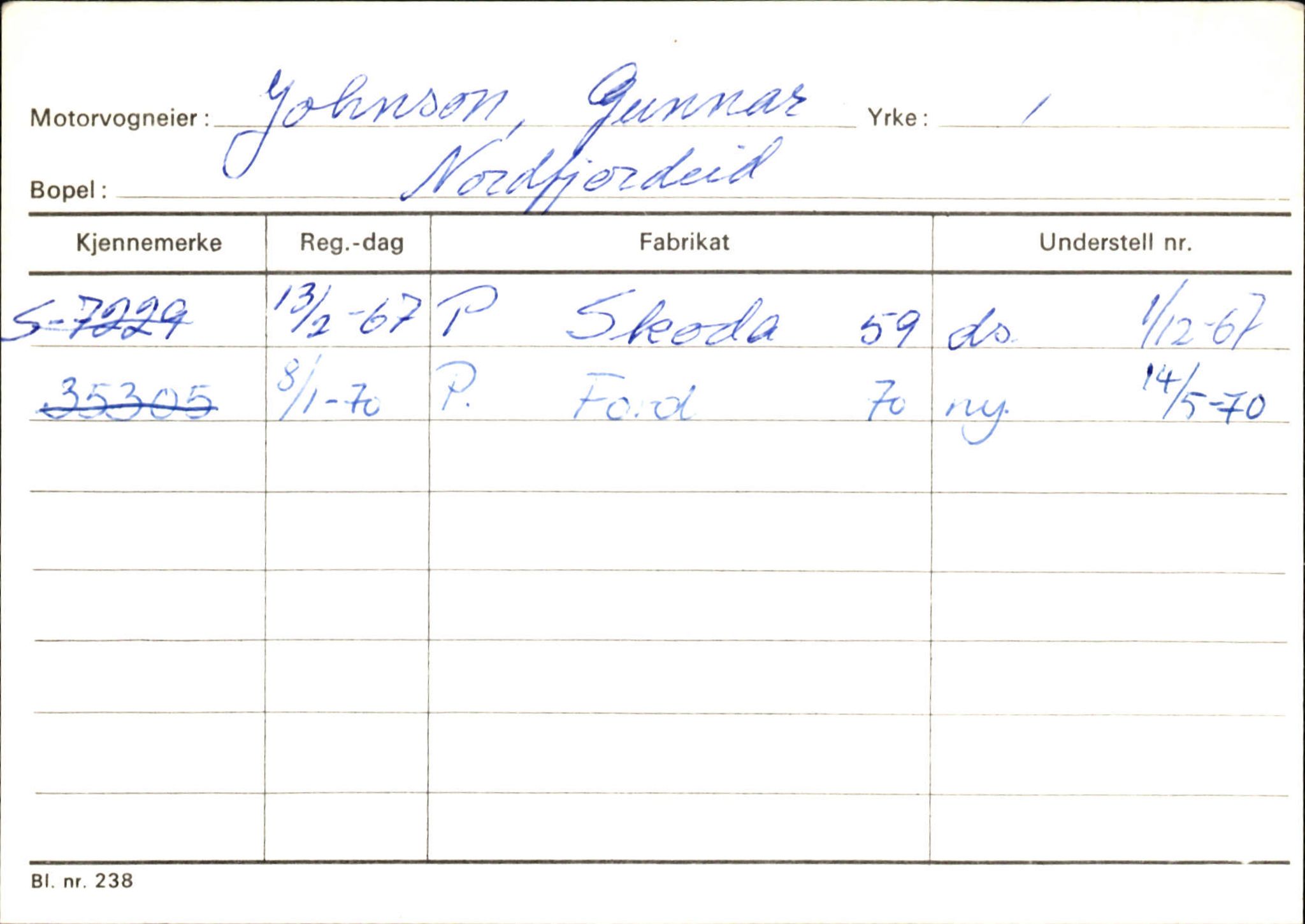 Statens vegvesen, Sogn og Fjordane vegkontor, SAB/A-5301/4/F/L0129: Eigarregistrer Eid A-S, 1945-1975, s. 1201