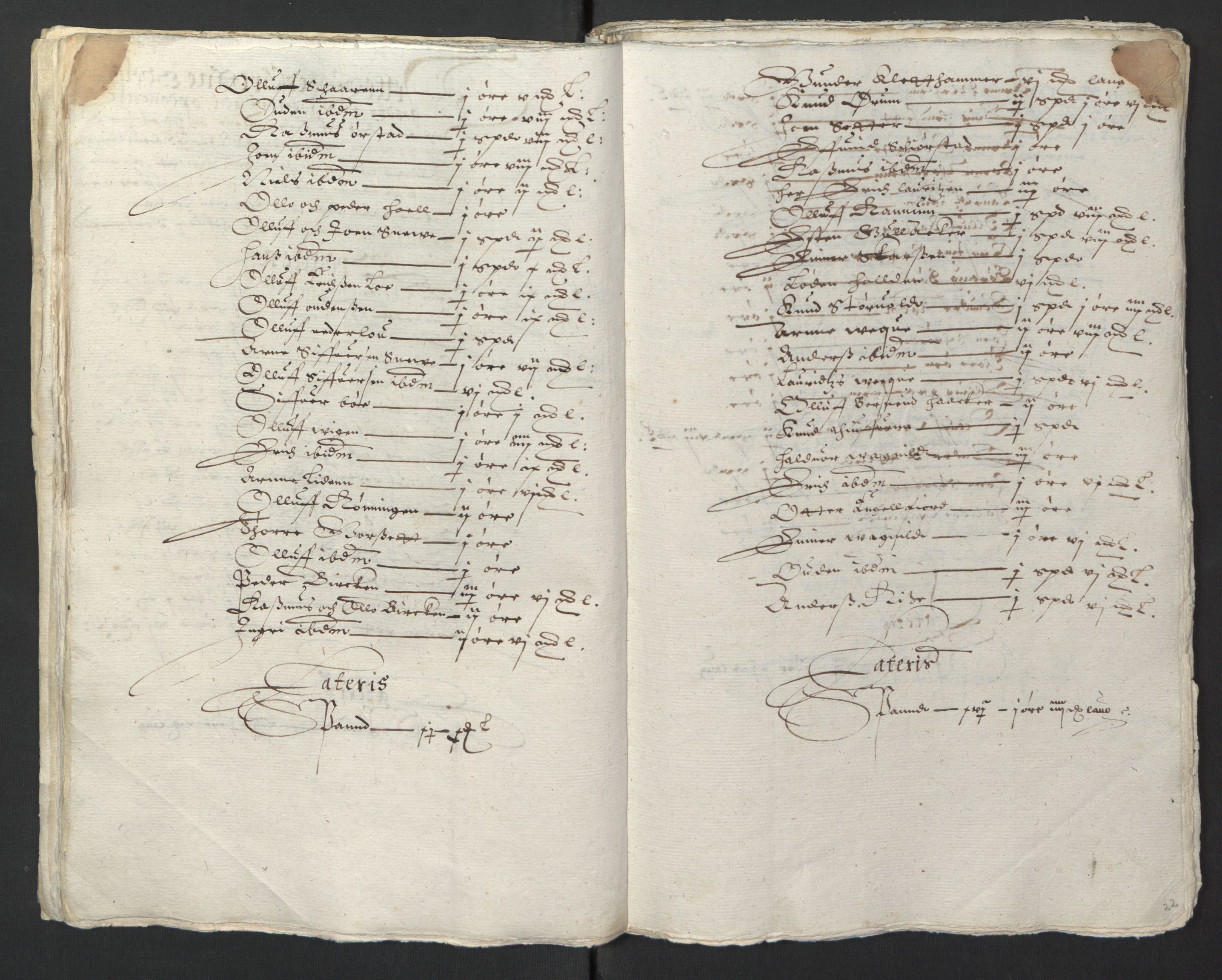 Stattholderembetet 1572-1771, AV/RA-EA-2870/Ek/L0013/0001: Jordebøker til utlikning av rosstjeneste 1624-1626: / Odelsjordebøker for Trondheim len, 1624-1625, s. 25