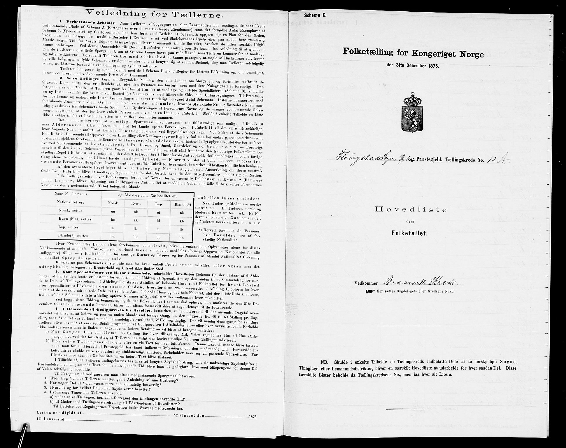 SAK, Folketelling 1875 for 0915P Dypvåg prestegjeld, 1875, s. 49