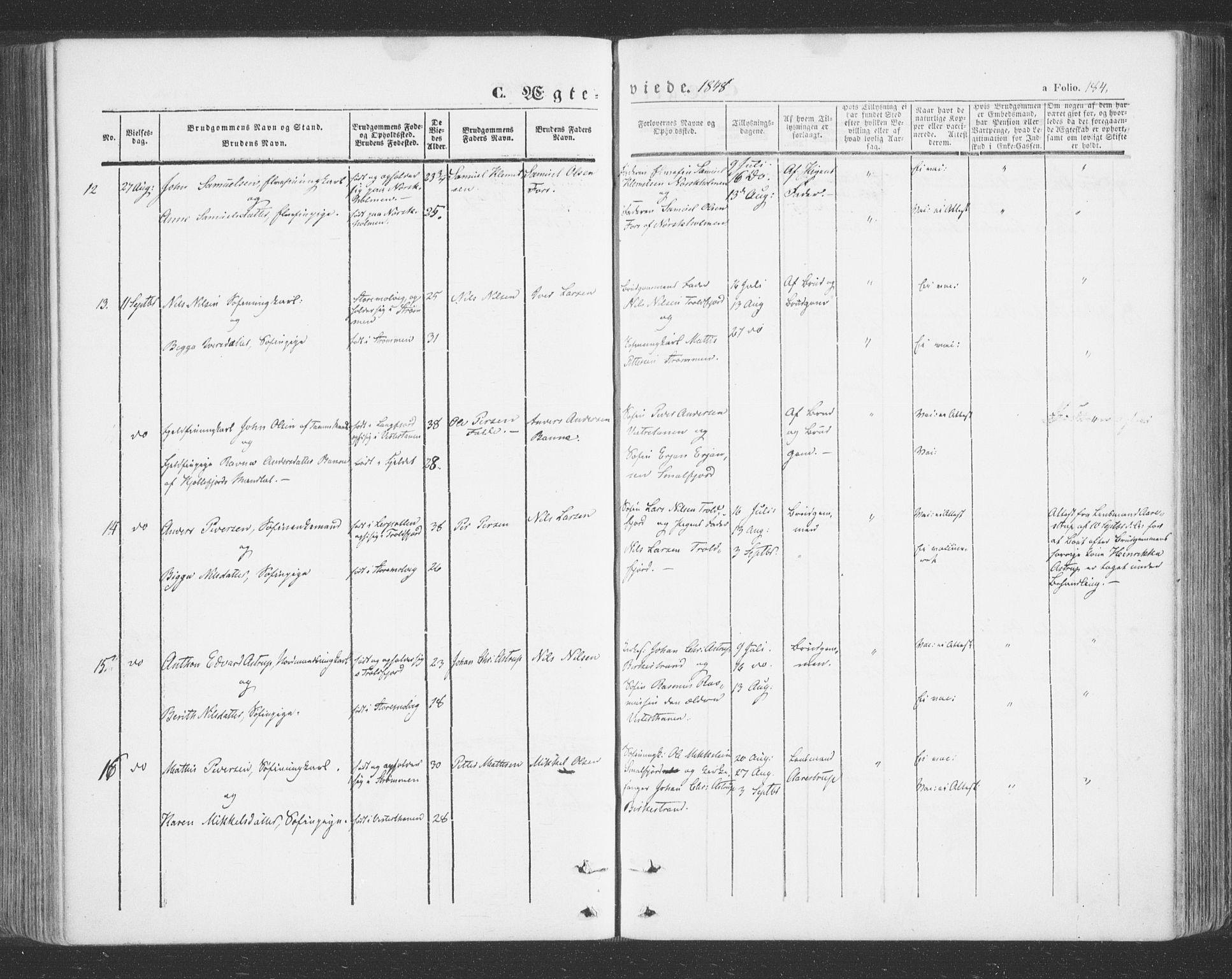 Tana sokneprestkontor, AV/SATØ-S-1334/H/Ha/L0001kirke: Ministerialbok nr. 1, 1846-1861, s. 184