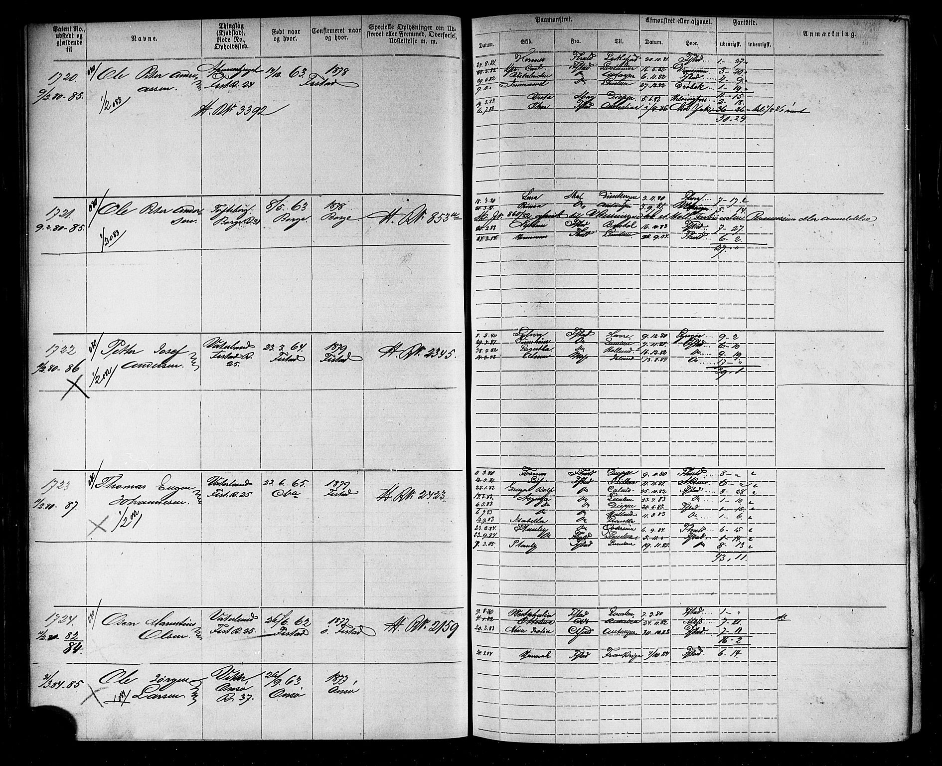 Fredrikstad mønstringskontor, AV/SAO-A-10569b/F/Fc/Fca/L0005: Annotasjonsrulle, 1884-1899, s. 58