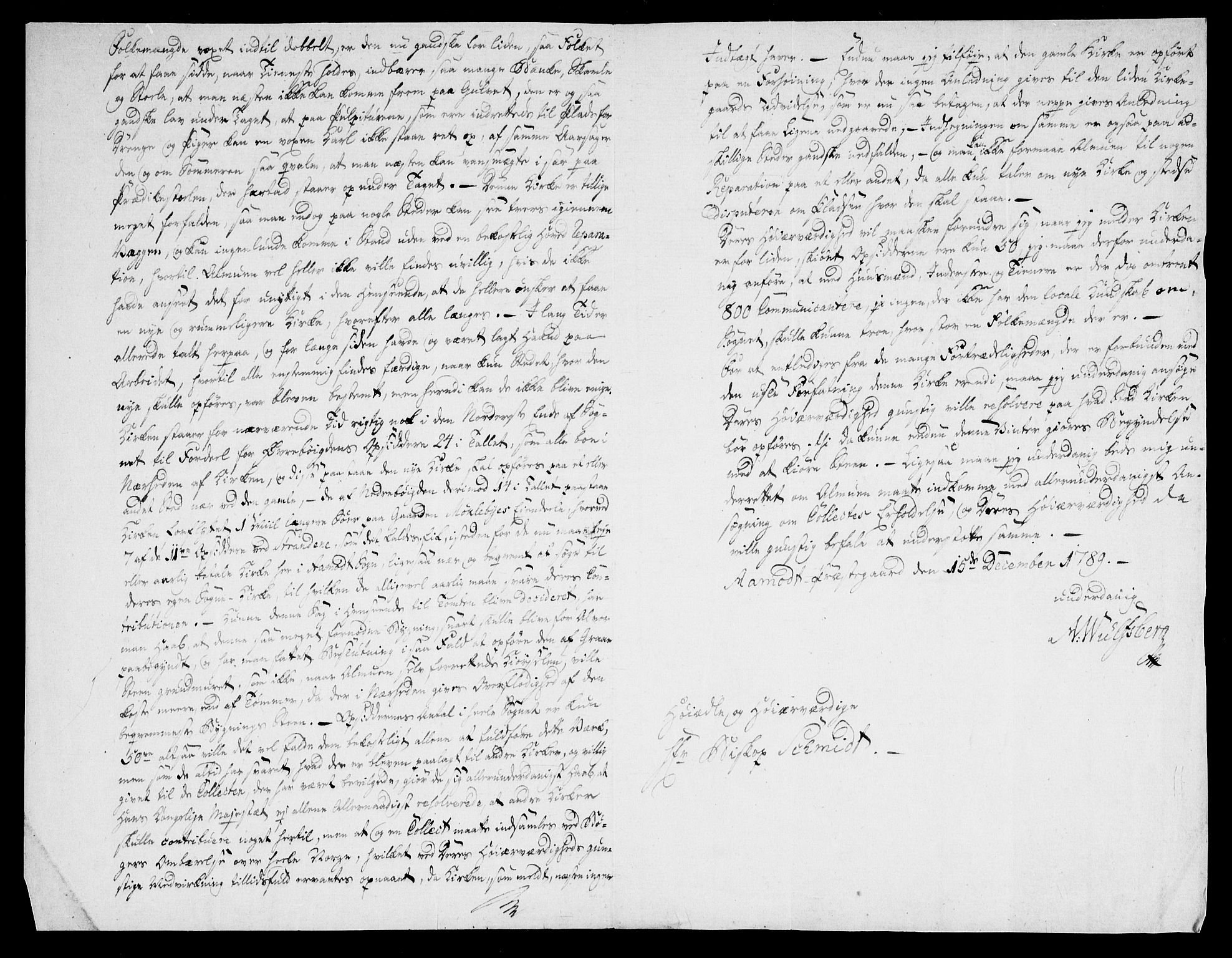 Danske Kanselli, Skapsaker, AV/RA-EA-4061/F/L0126: Skap 16, pakke 74-76 II, 1789-1792, s. 422